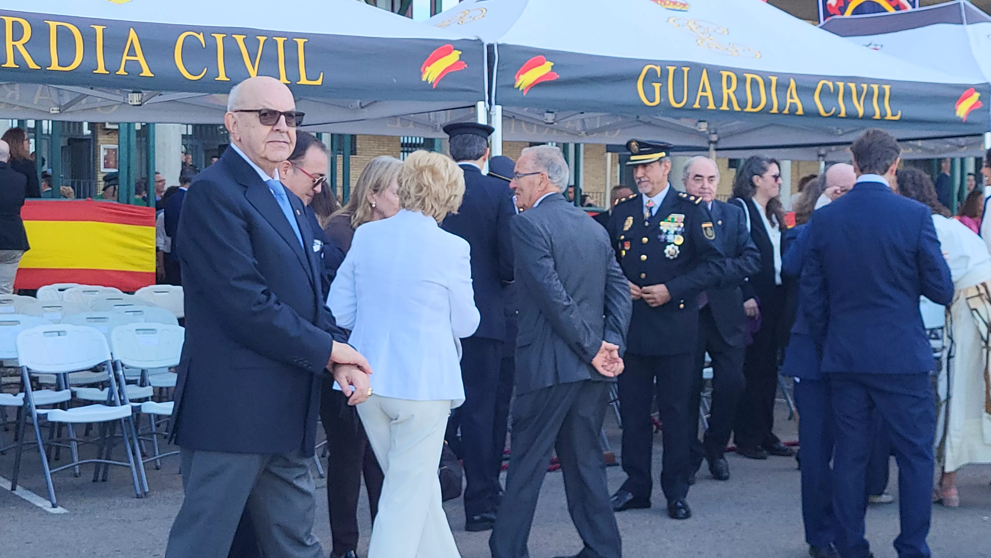 Celebración de la Guardia Civil de su festividad de la Virgen del Pilar en Huesca. Foto Mercedes Manterola