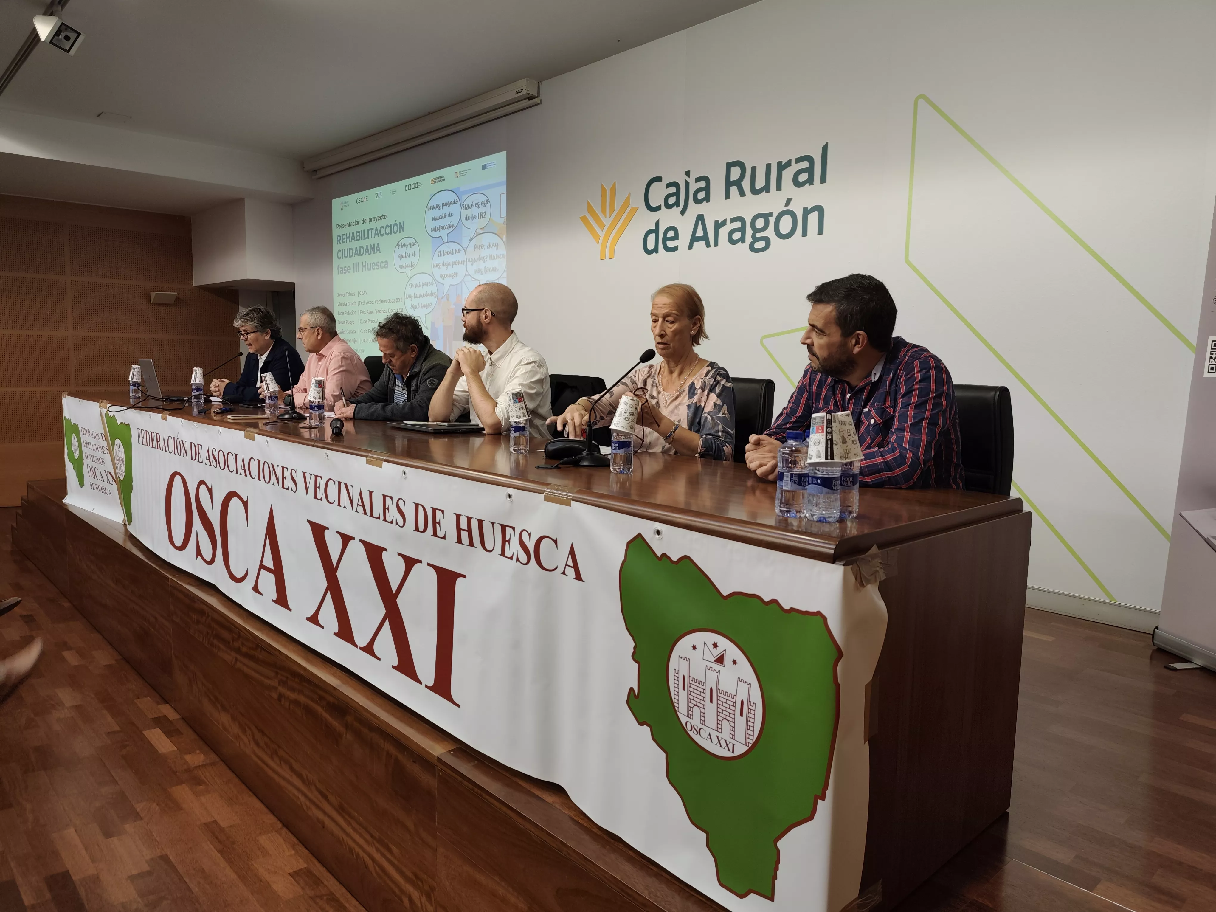 Presentación del Proyecto Rehabilitacción en Caja Rural de Aragón