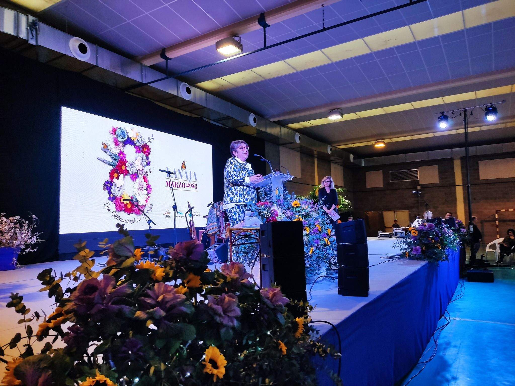 Día de la Mujer en Lanaja. Foto Comarca de los Monegros 