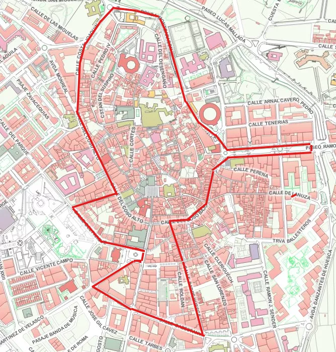Recorrido de la carrera.