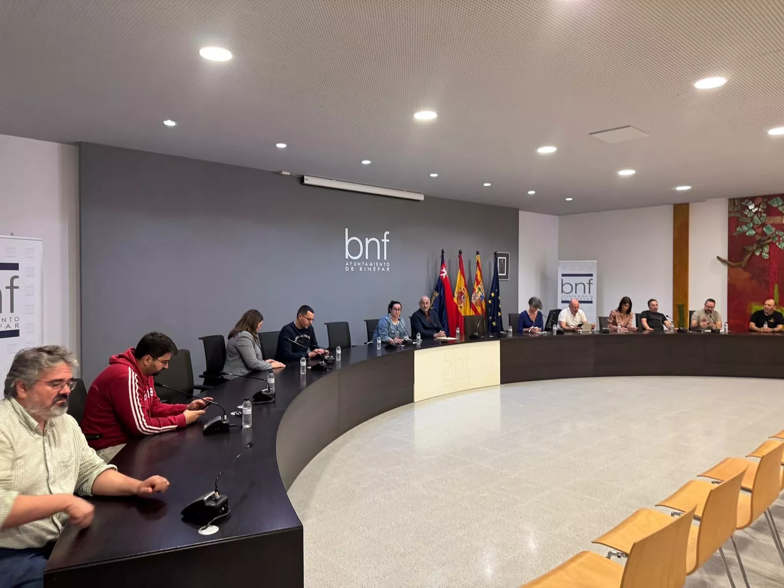 El Ayuntamiento de Binéfar aprueba definitivamente el proyecto de la nueva red de agua.