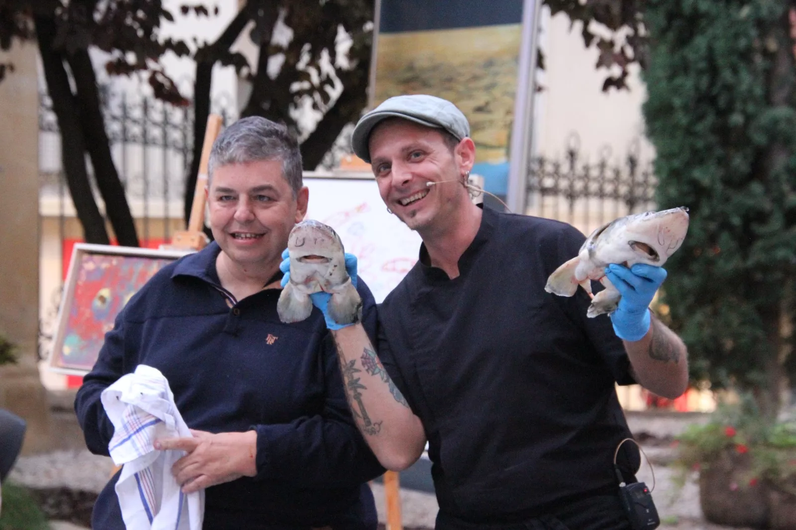 Fernando Vidal y Óscar Viñuales. Foto Carlos Neofato