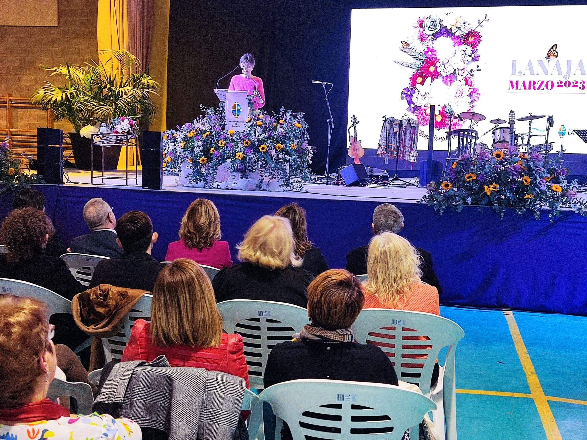 Día de la Mujer en Lanaja. Foto Comarca de los Monegros 