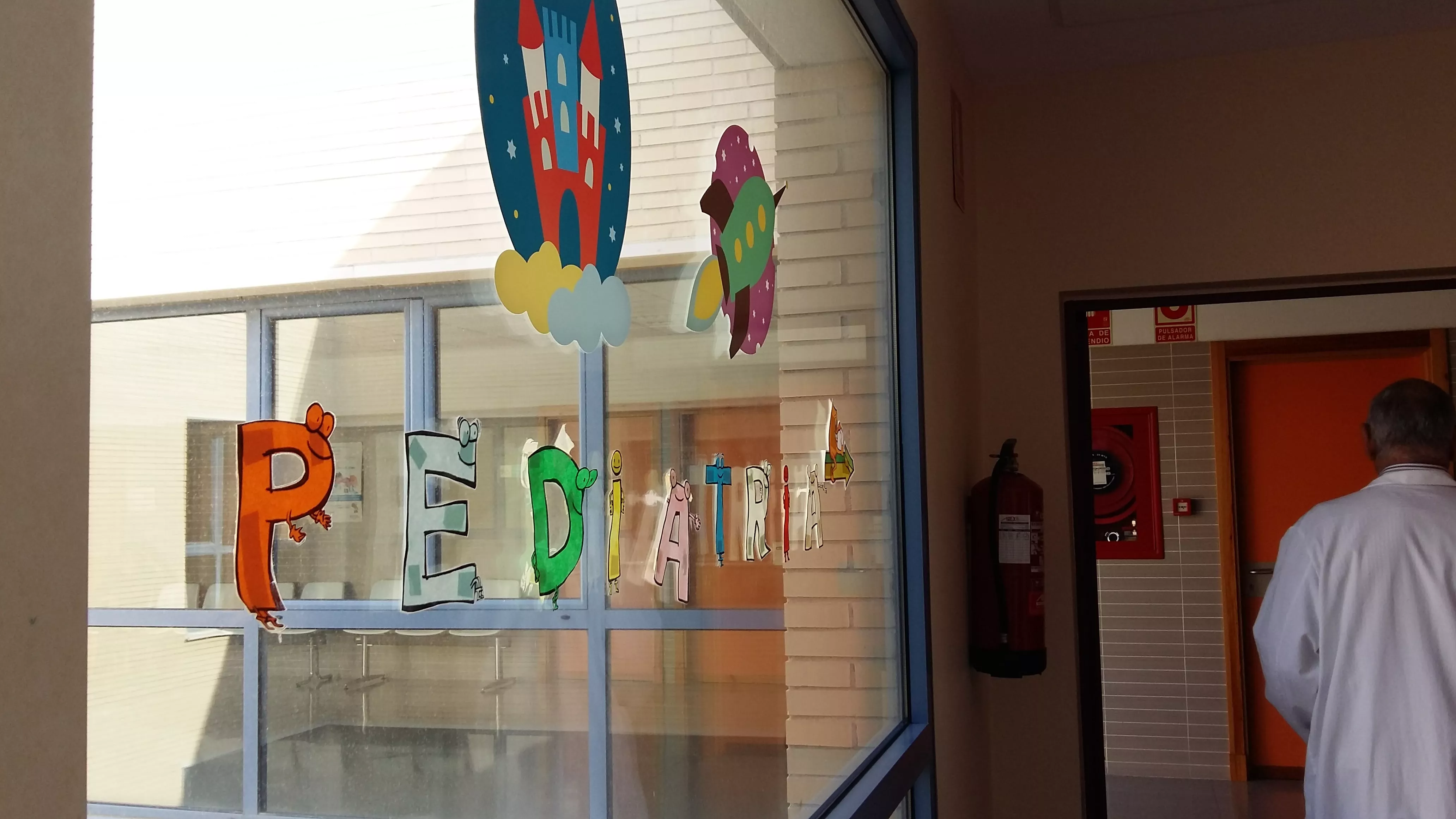 Una consulta de pediatría en un centro de salud aragonés.