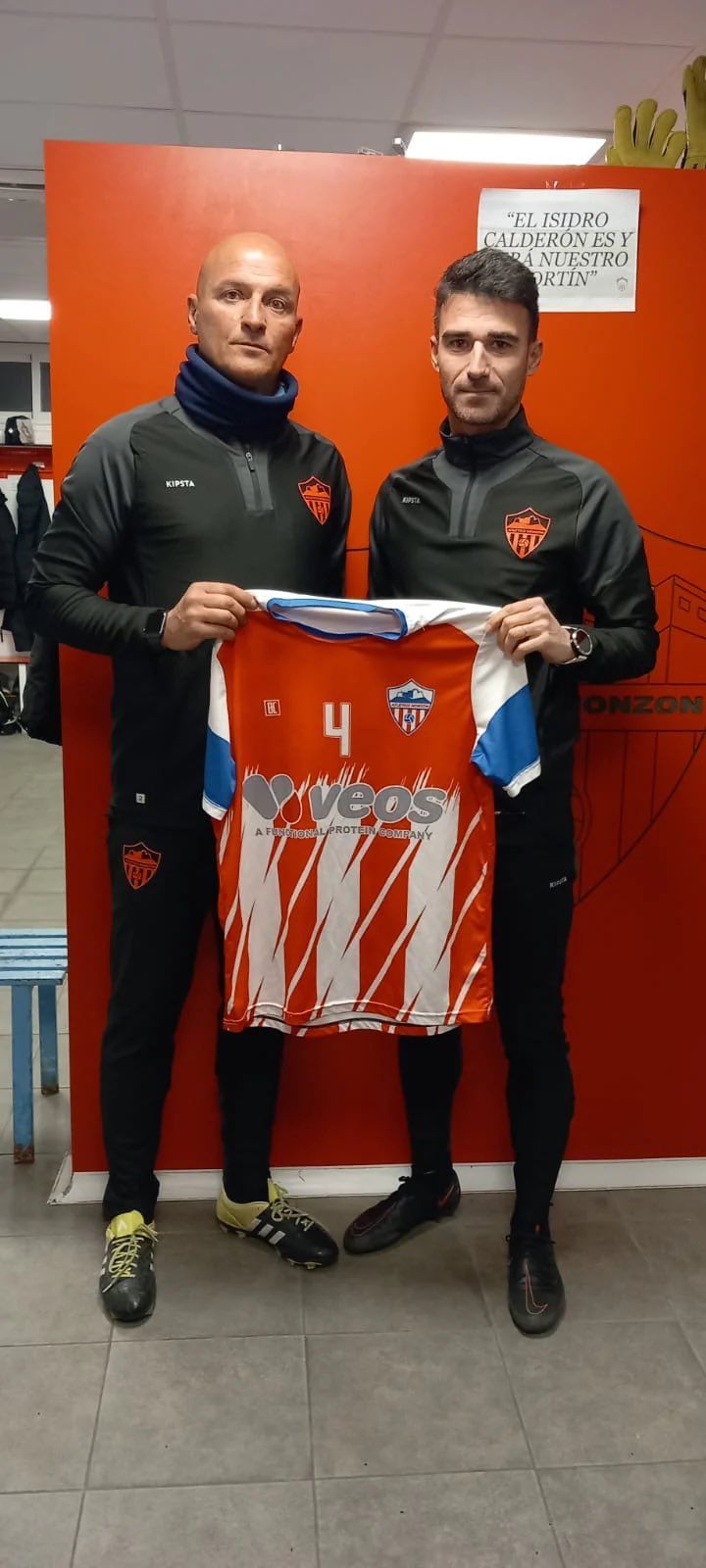Ismael Mariani y Carlos Romero, tándem para la permanencia del Monzón. Foto Atlético Monzón