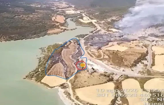 Localización del punto de inicio según el informe de la Ucoma