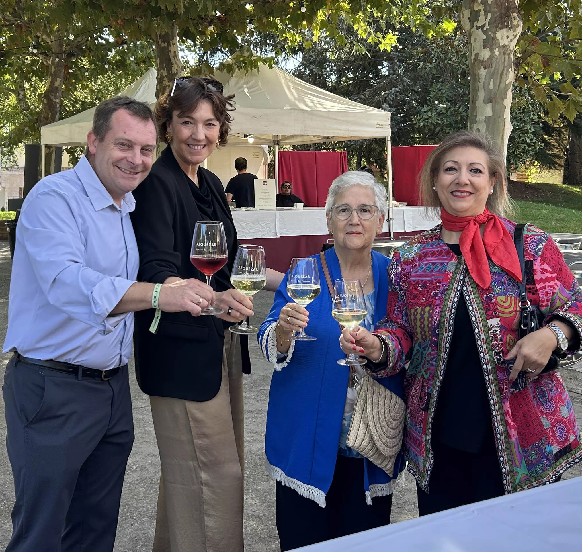Javier Fillat, Silvia Arruego, Mª Carmen Obis y Silvia Ramirez