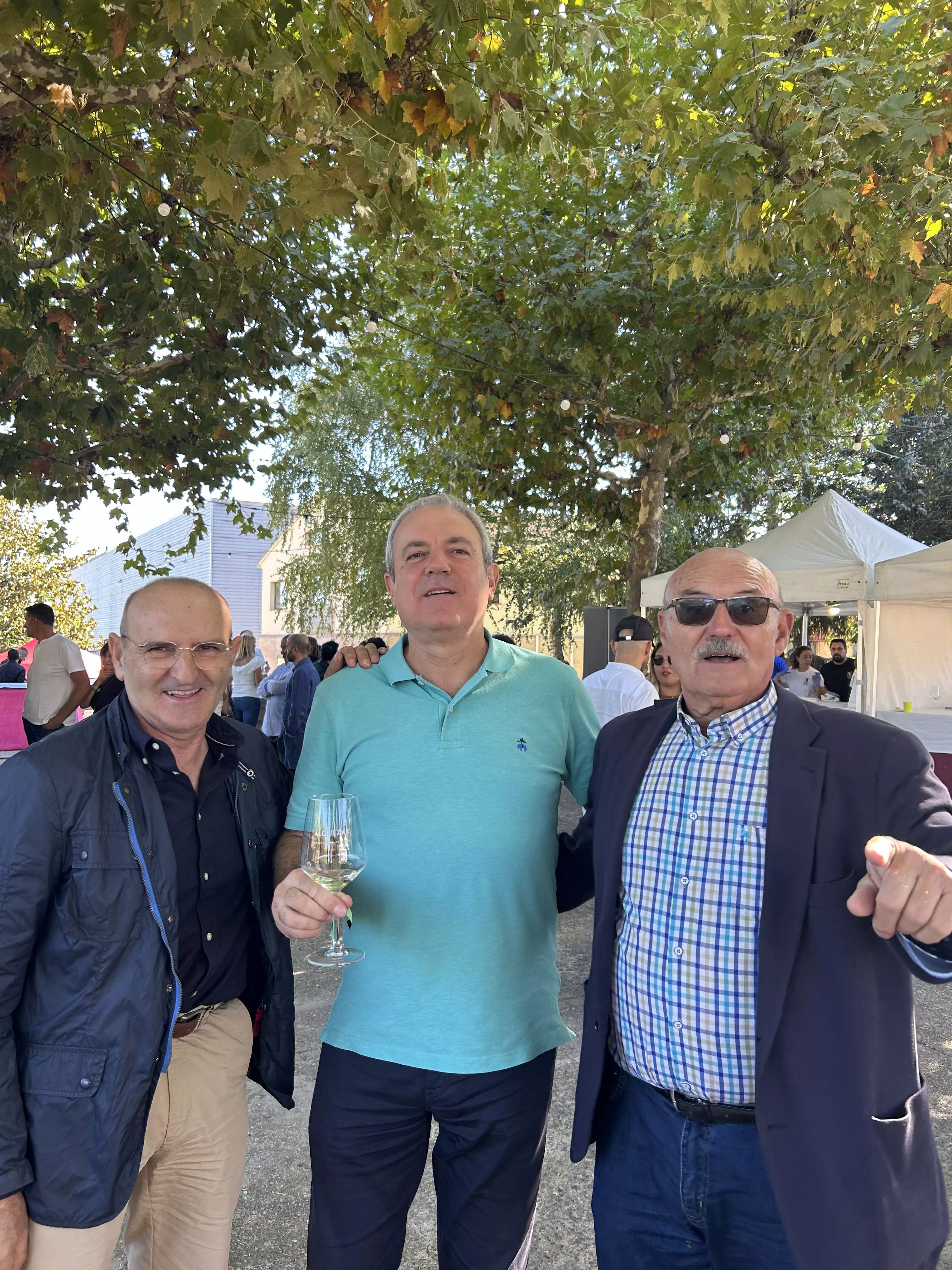 Jesús Arasanz, Francisco Berroy y Luis Miguel Subias