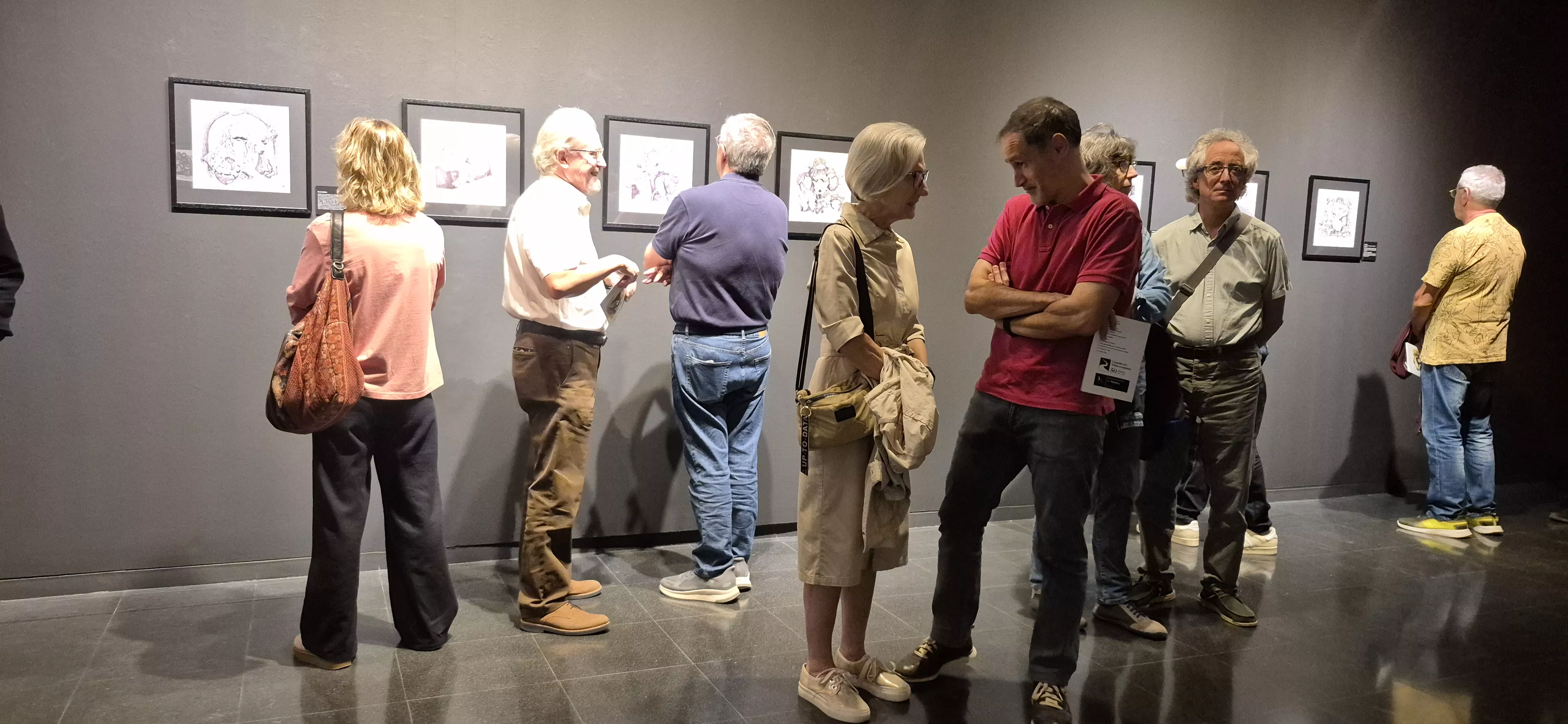 Exposición de Chesús Salcedo en el Centro Cultural Manuel Benito Moliner. Foto Myriam Martínez