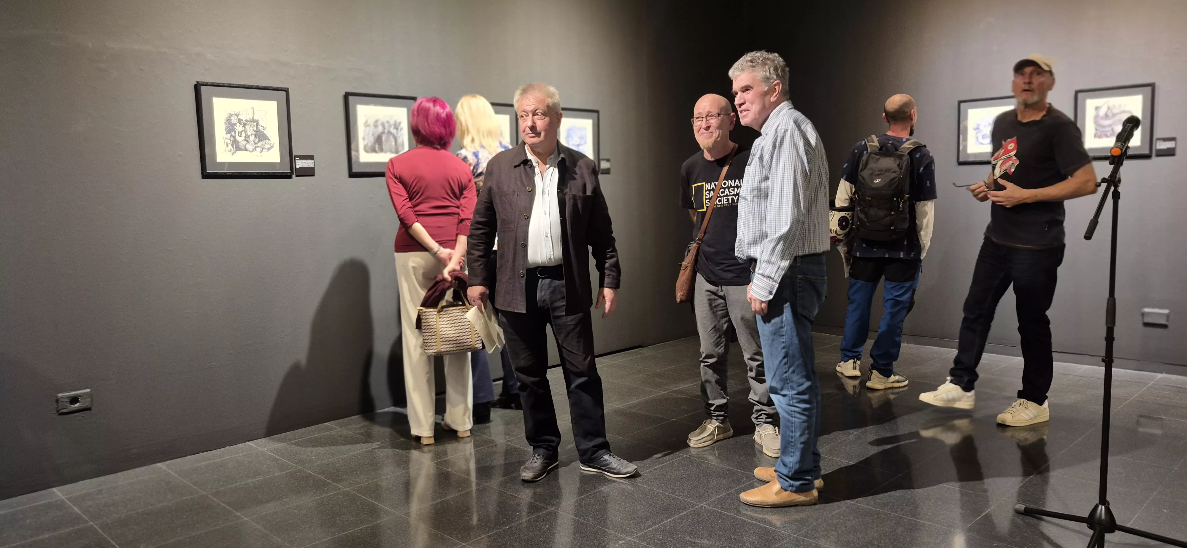Exposición de Chesús Salcedo en el Centro Cultural Manuel Benito Moliner. Foto Myriam Martínez