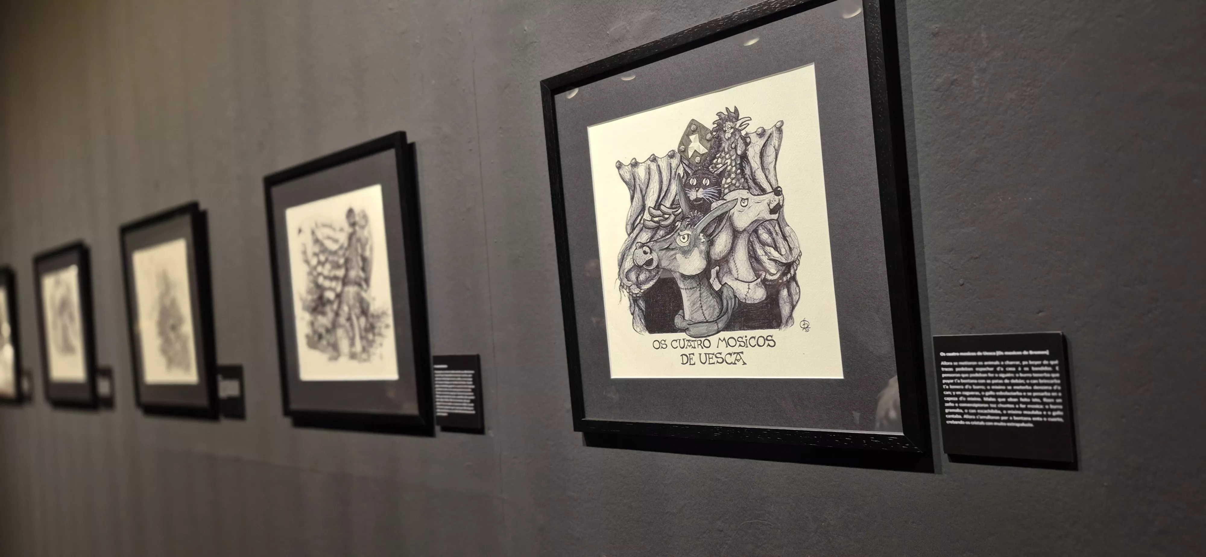 Exposición de Chesús Salcedo en el Centro Cultural Manuel Benito Moliner. Foto Myriam Martínez