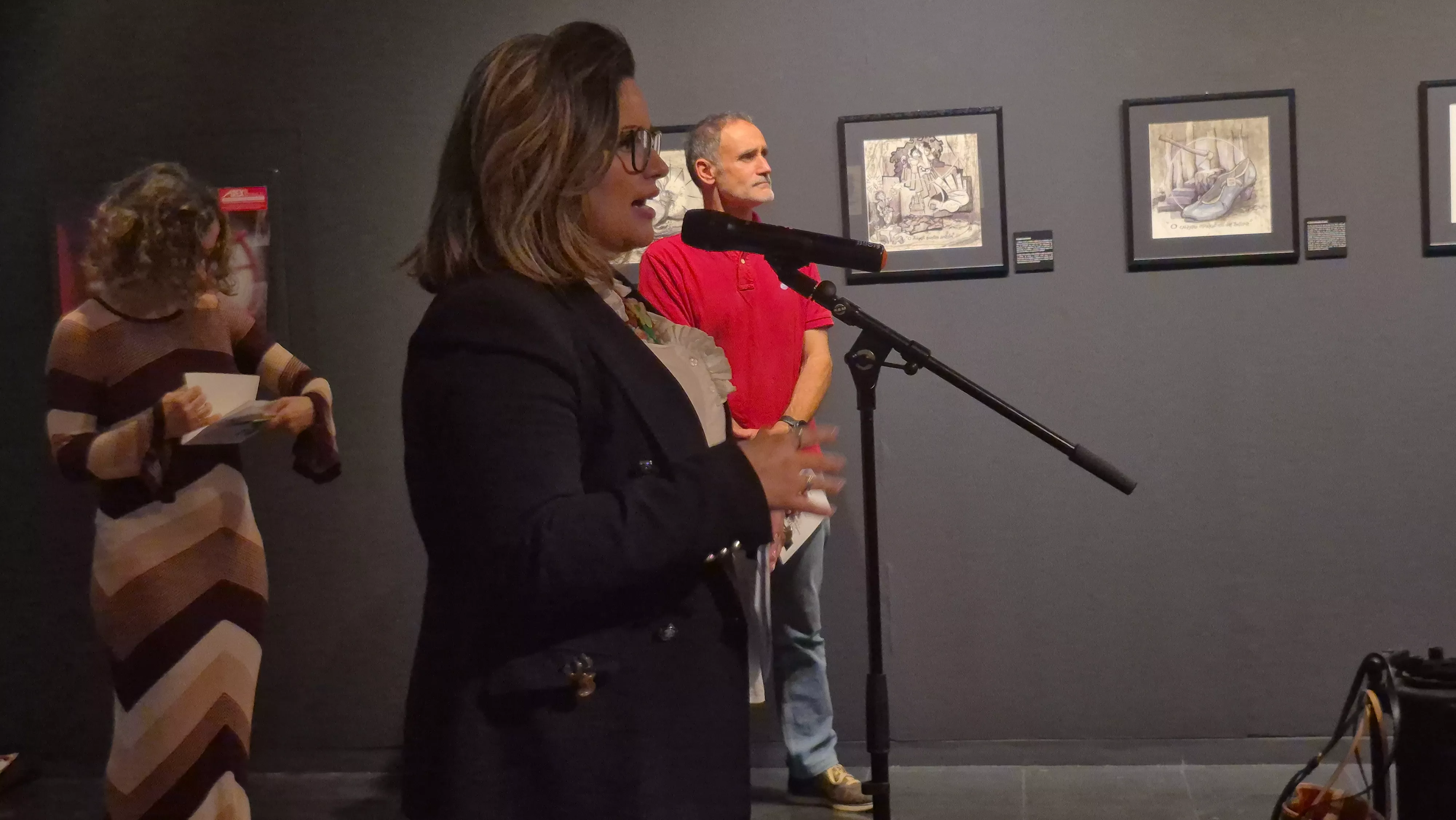Exposición de Chesús Salcedo en el Centro Cultural Manuel Benito Moliner. Foto Myriam Martínez