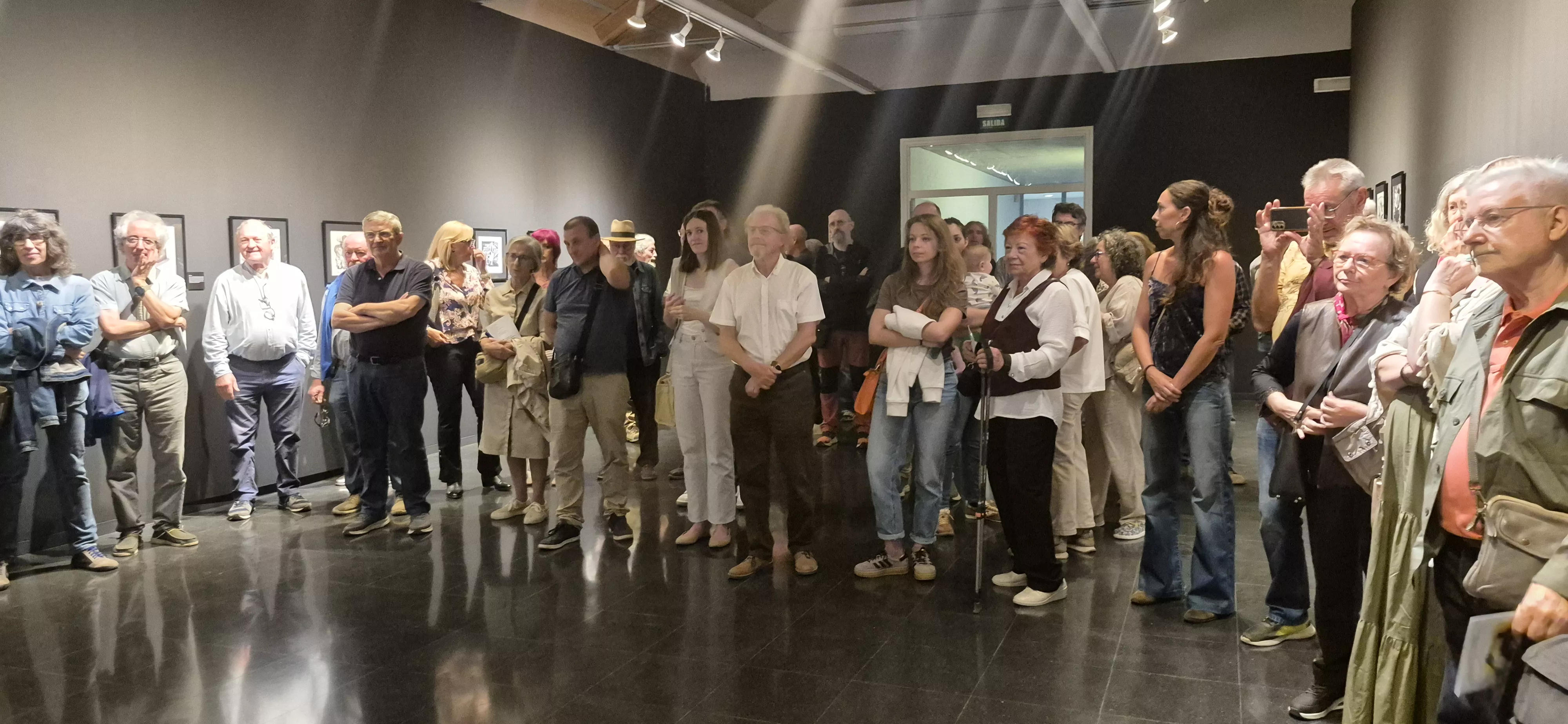 Exposición de Chesús Salcedo en el Centro Cultural Manuel Benito Moliner. Foto Myriam Martínez