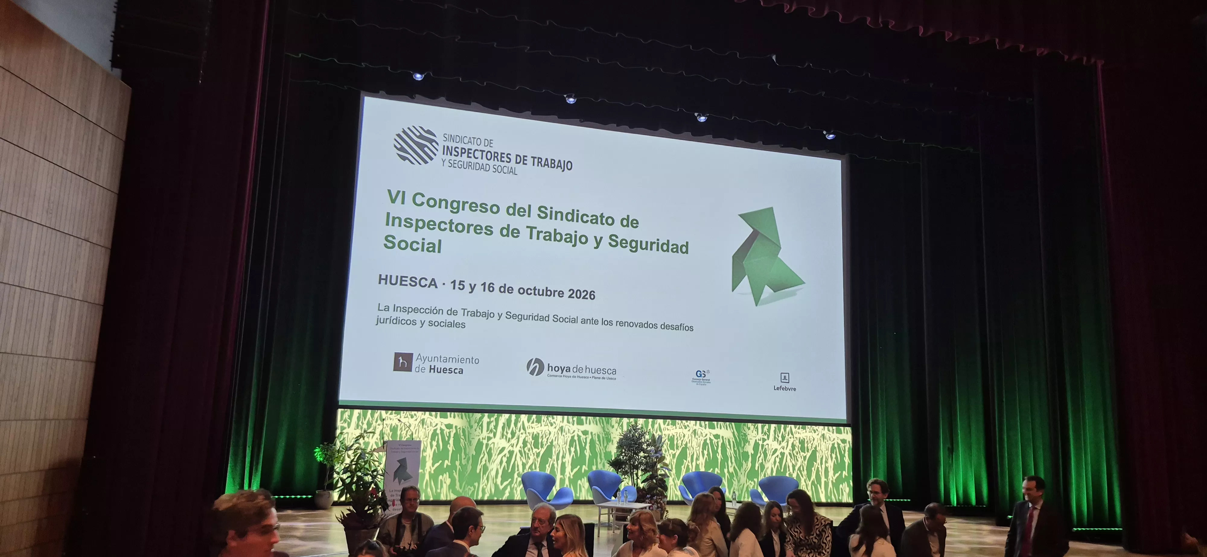 Congreso del Sindicato de Inspectores de Trabajo con la presencia de Yolanda Díaz. Foto Myriam Martínez