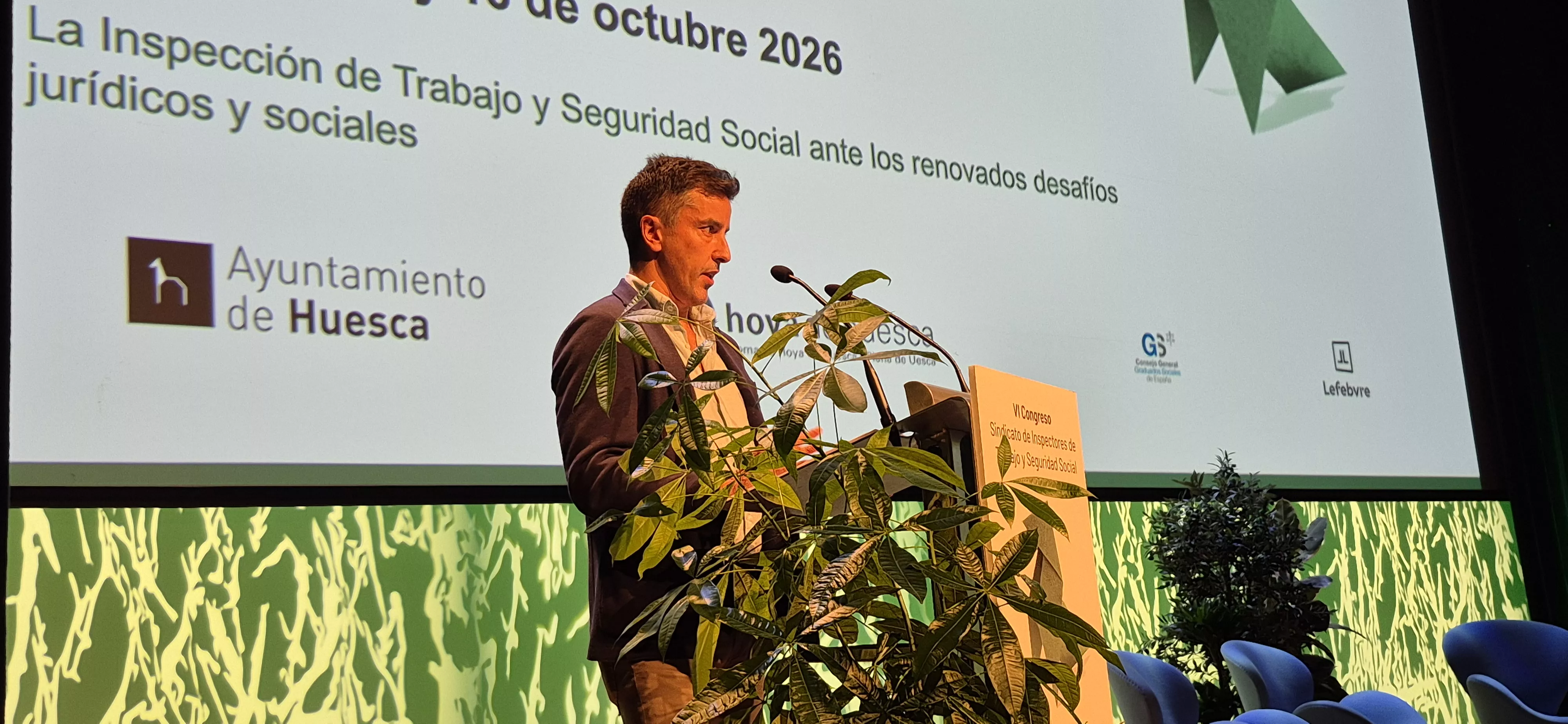 Congreso del Sindicato de Inspectores de Trabajo con la presencia de Yolanda Díaz. Foto Myriam Martínez