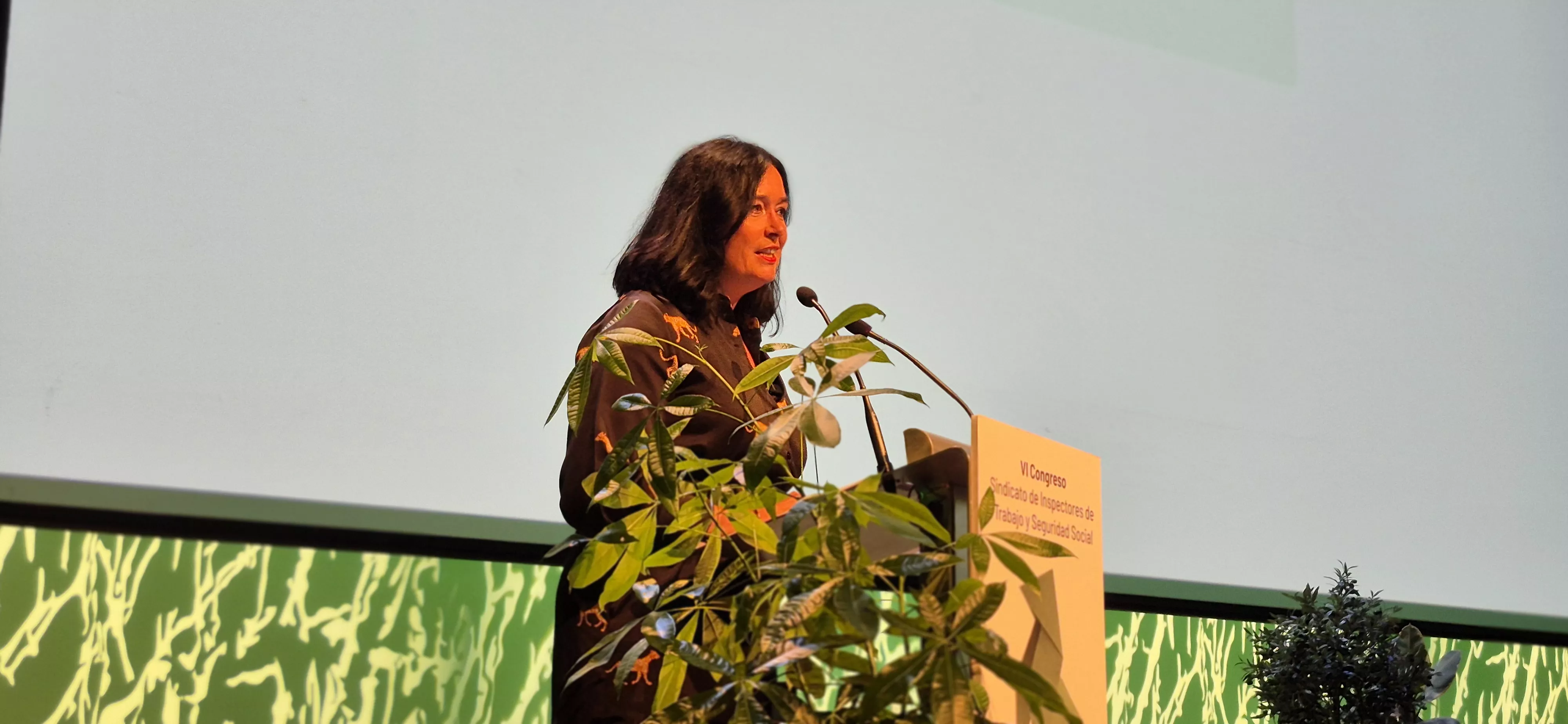 Congreso del Sindicato de Inspectores de Trabajo con la presencia de Yolanda Díaz. Foto Myriam Martínez