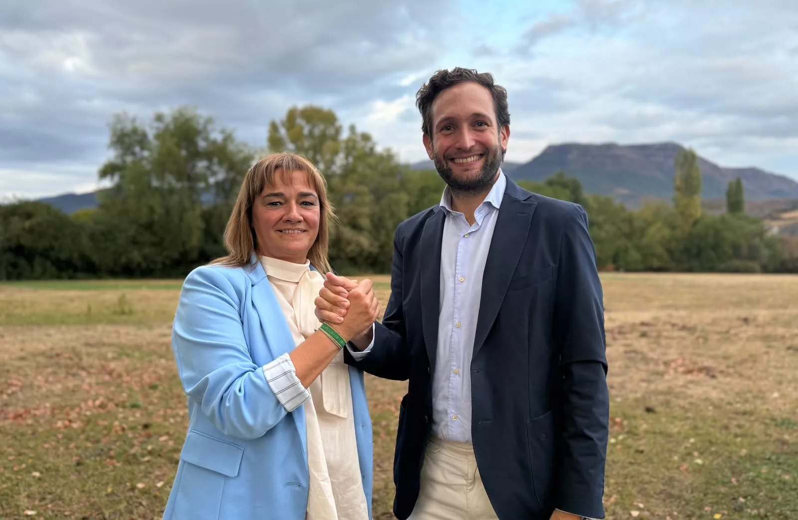 Nuria Pargada e Isaac Claver, candidata a la alcaldía y presidente provincial del PP