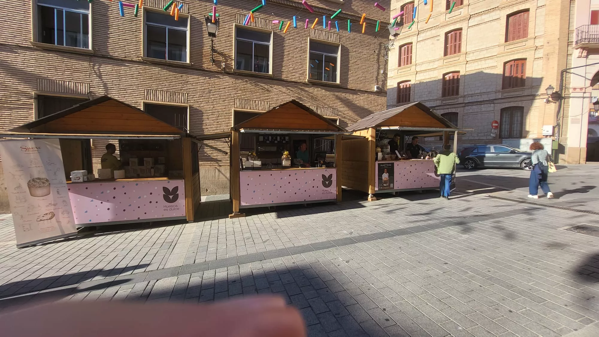 La calle del Panettone de la Feria Huesca es Dulce