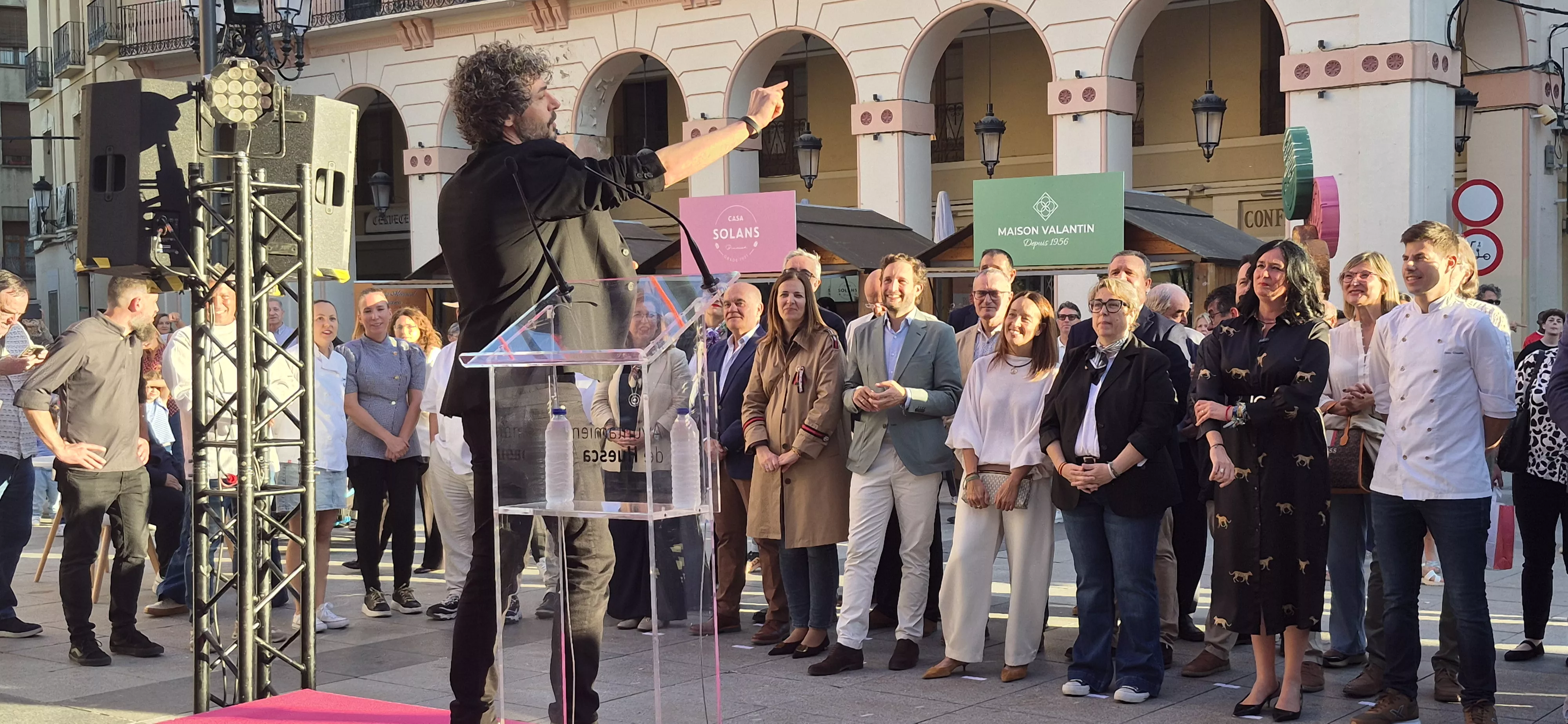 Inauguración de la feria Huesca es dulce. Foto Myriam Martínez