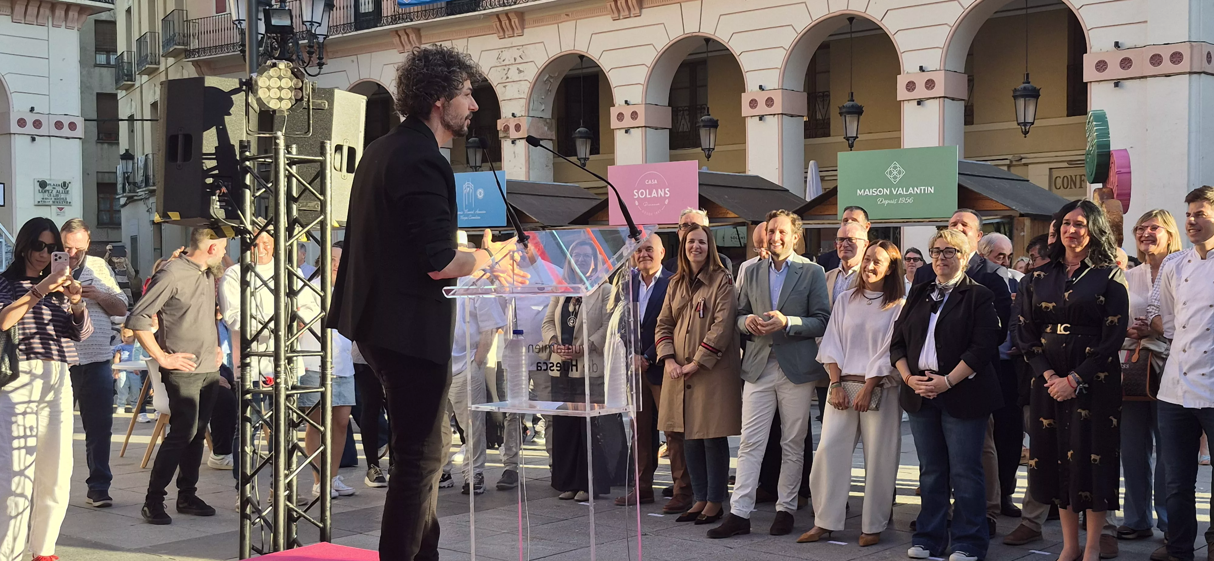 Inauguración de la feria Huesca es dulce. Foto Myriam Martínez