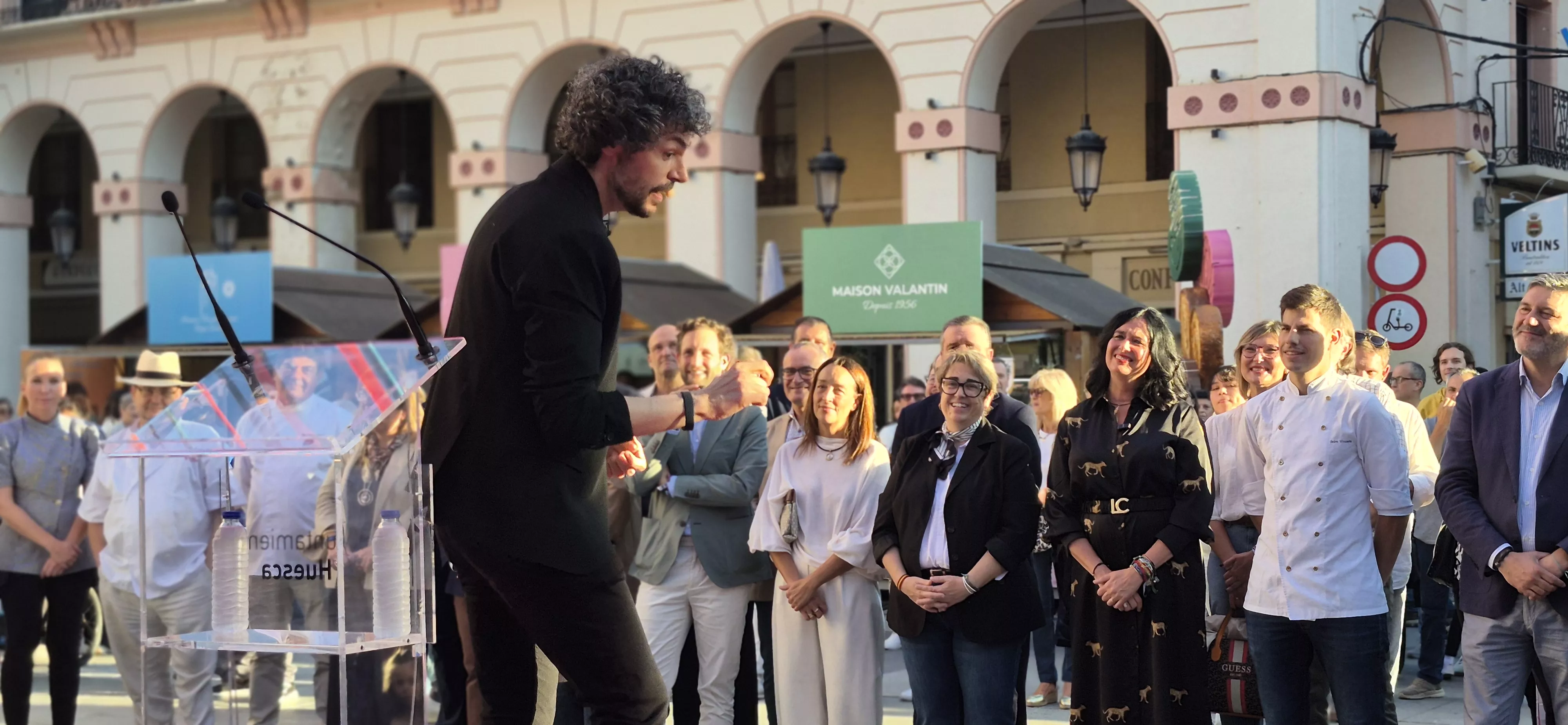 Inauguración de la feria Huesca es dulce. Foto Myriam Martínez