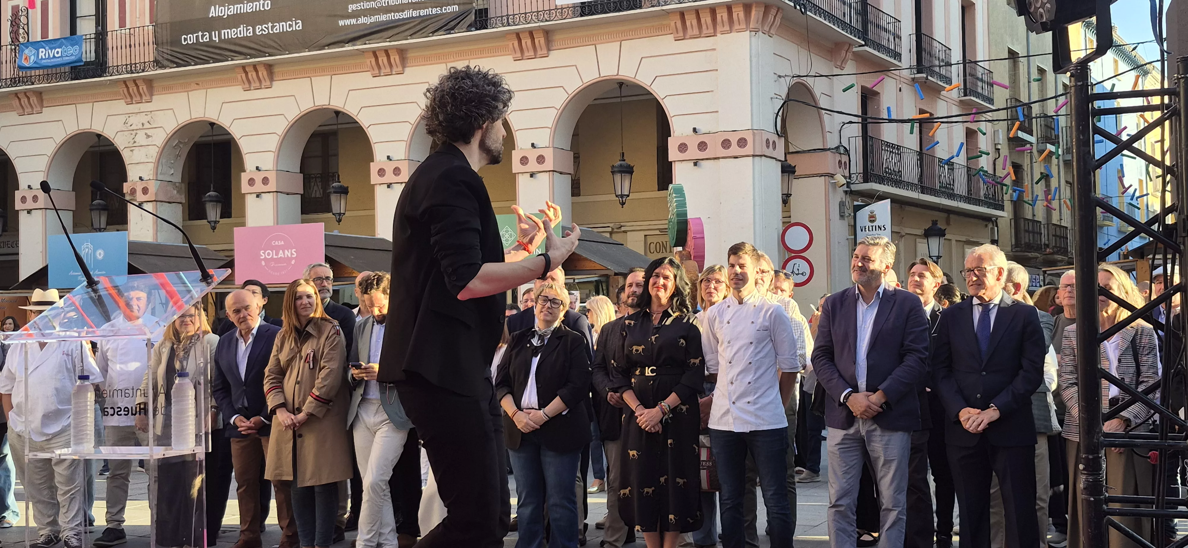 Inauguración de la feria Huesca es dulce. Foto Myriam Martínez