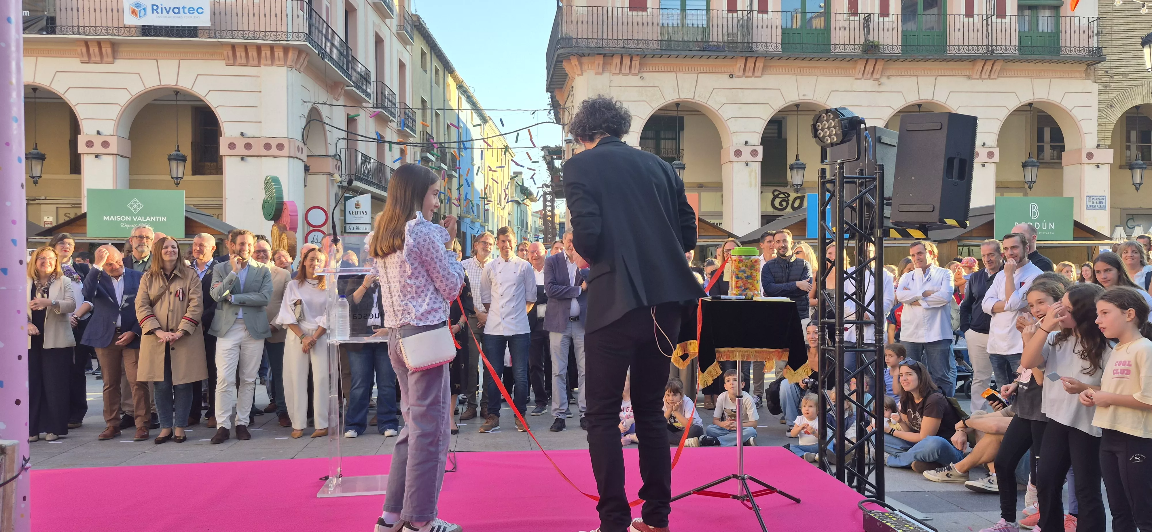 Inauguración de la feria Huesca es dulce. Foto Myriam Martínez