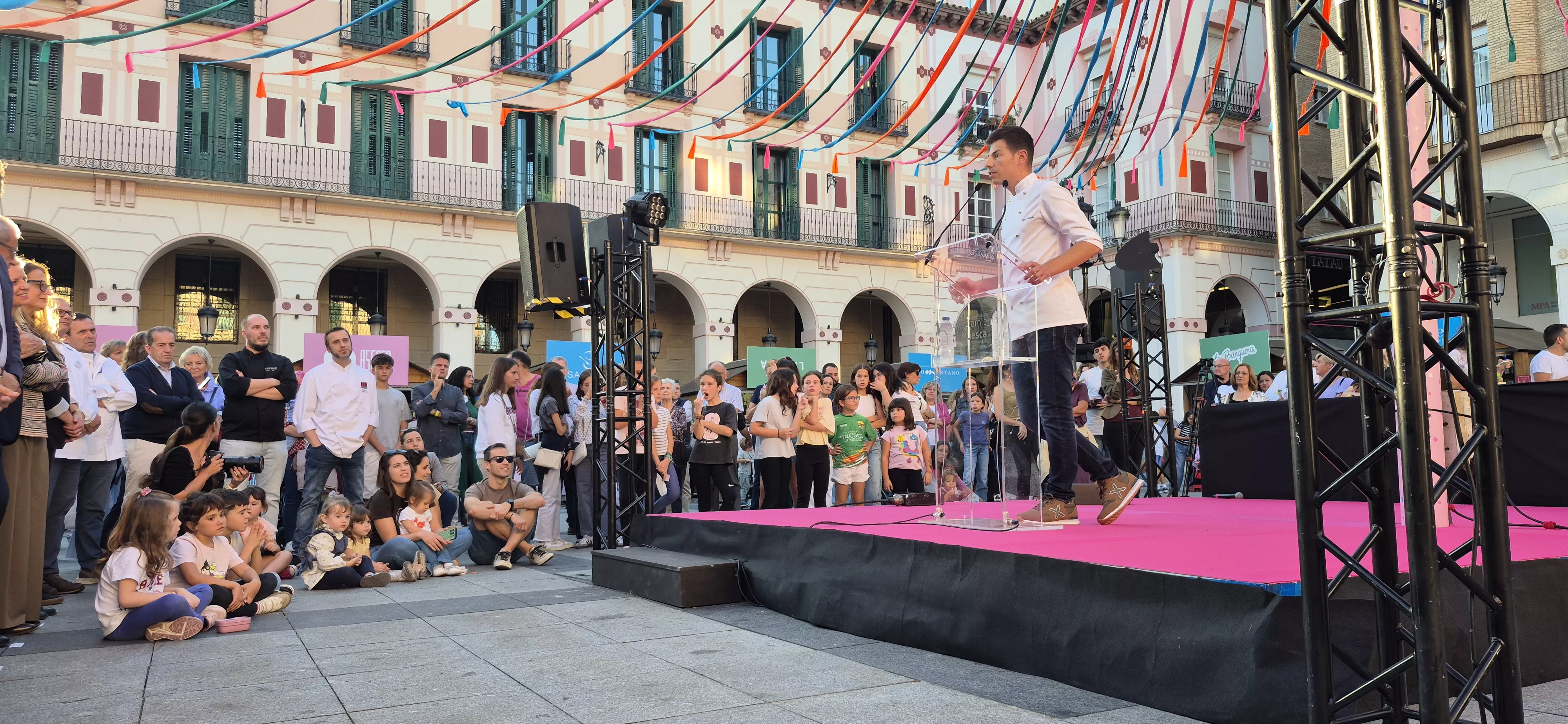 Inauguración de la feria Huesca es dulce. Foto Myriam Martínez