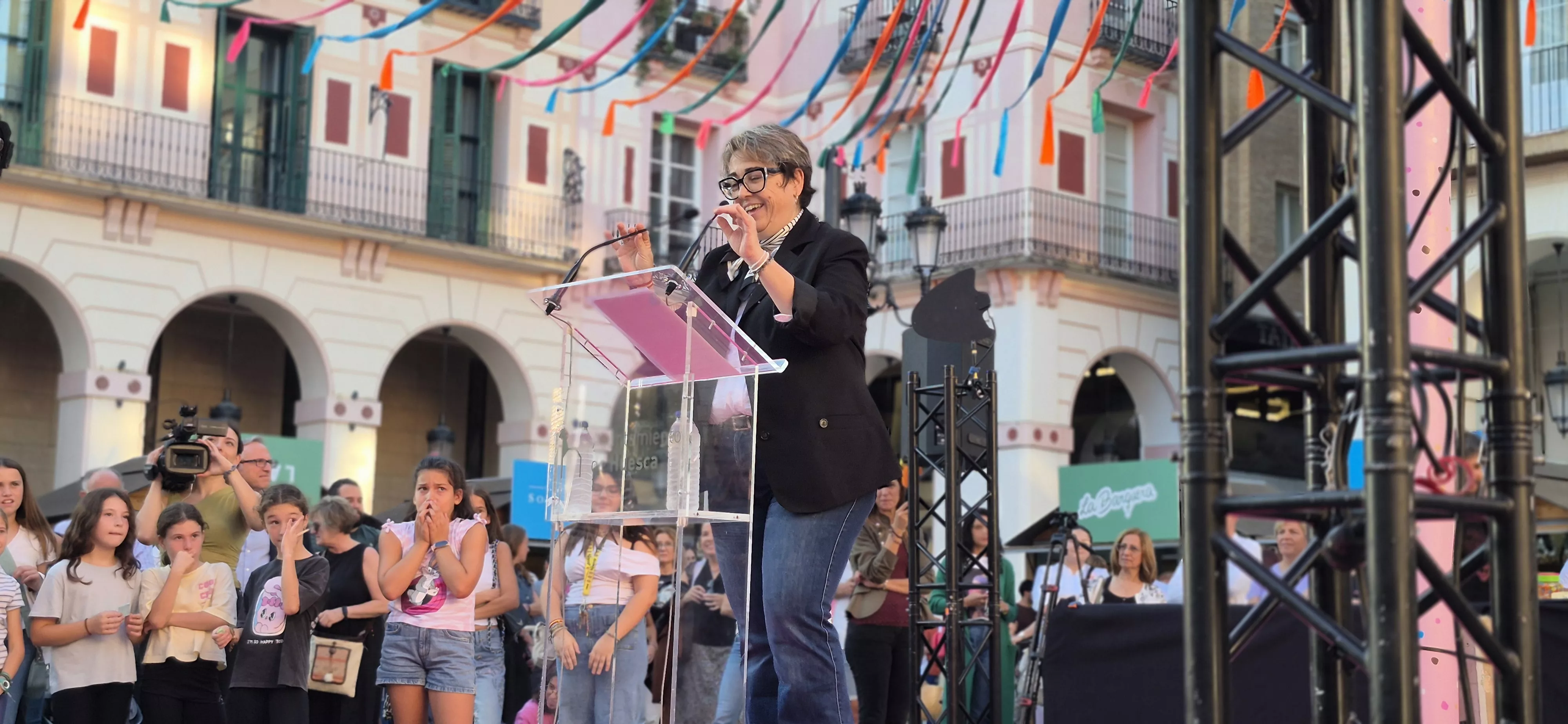 Inauguración de la feria Huesca es dulce. Foto Myriam Martínez