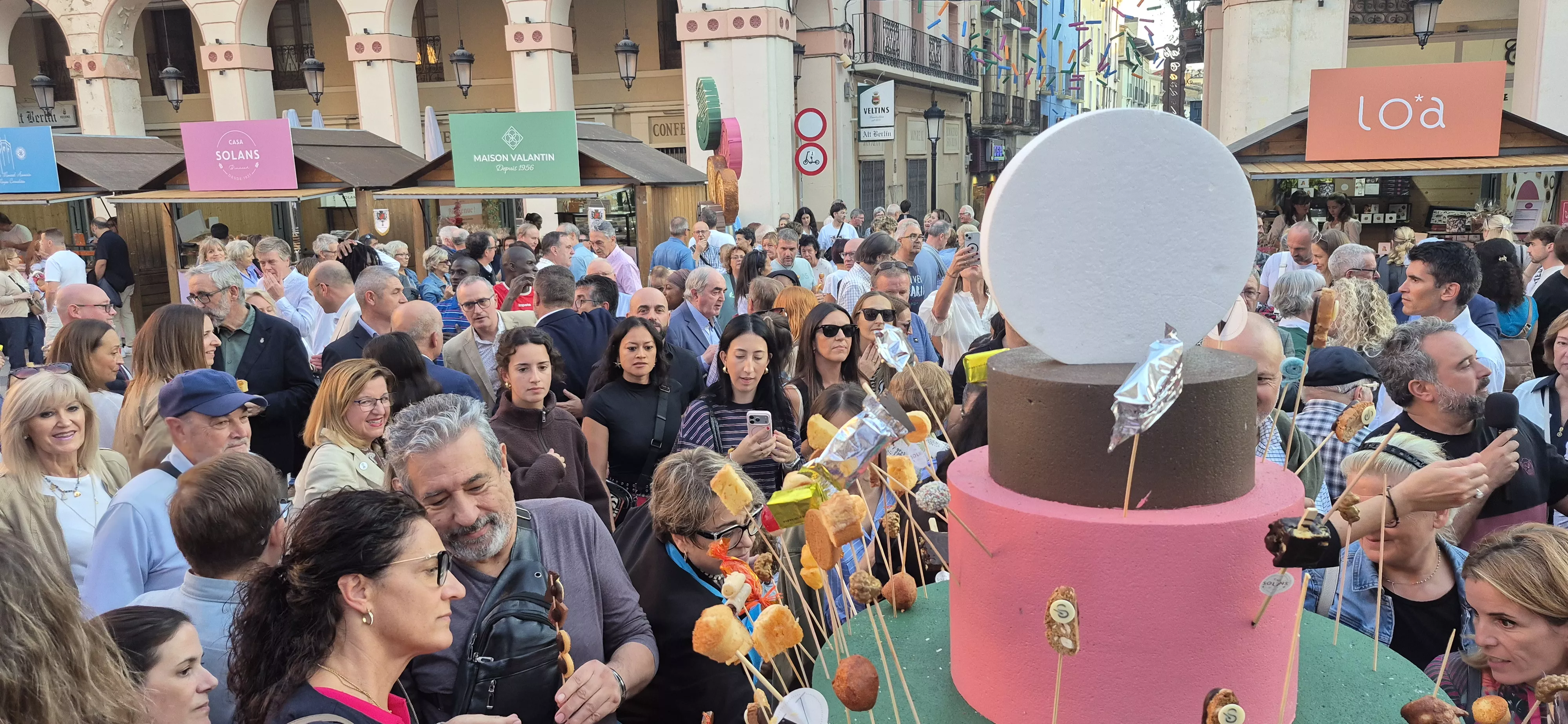 Inauguración de la feria Huesca es dulce. Foto Myriam Martínez