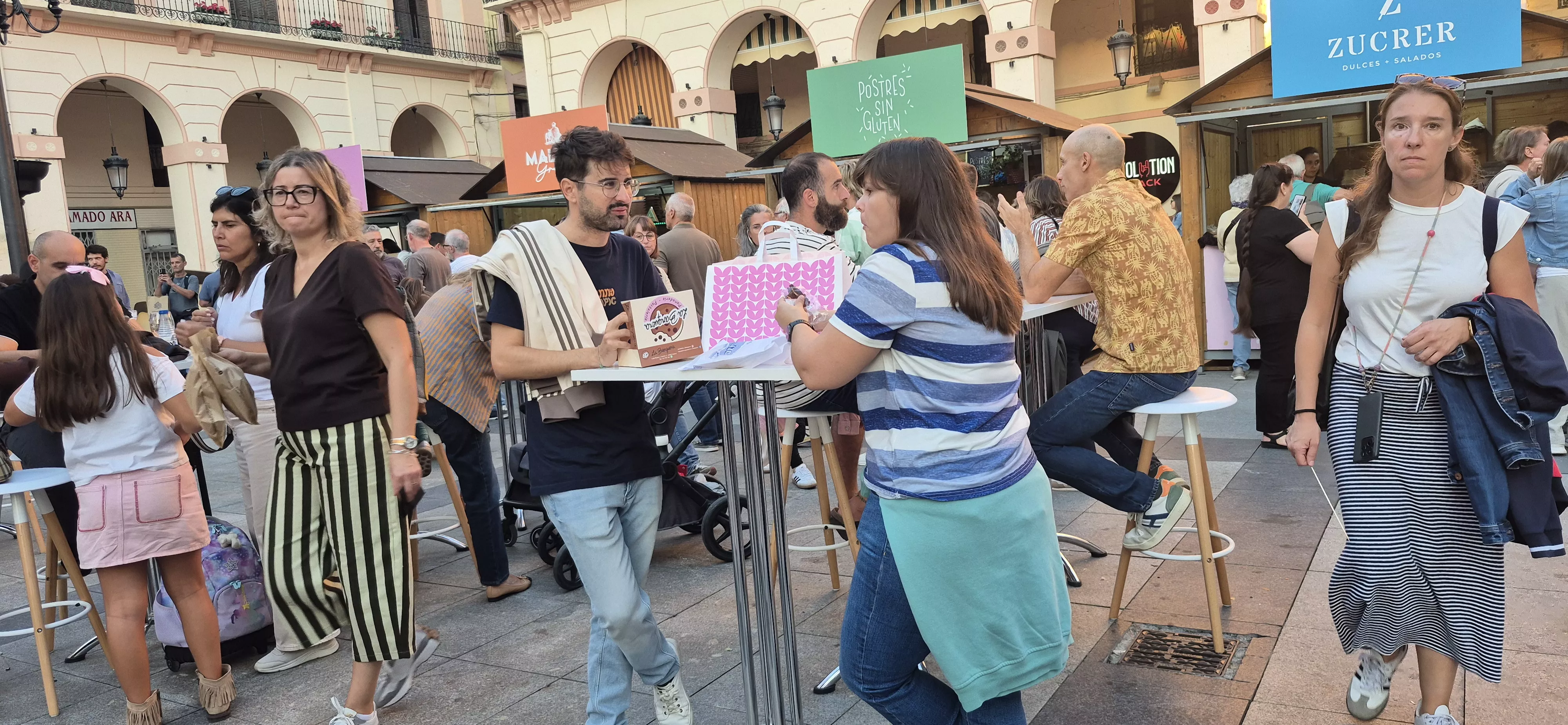Inauguración de la feria Huesca es dulce. Foto Myriam Martínez