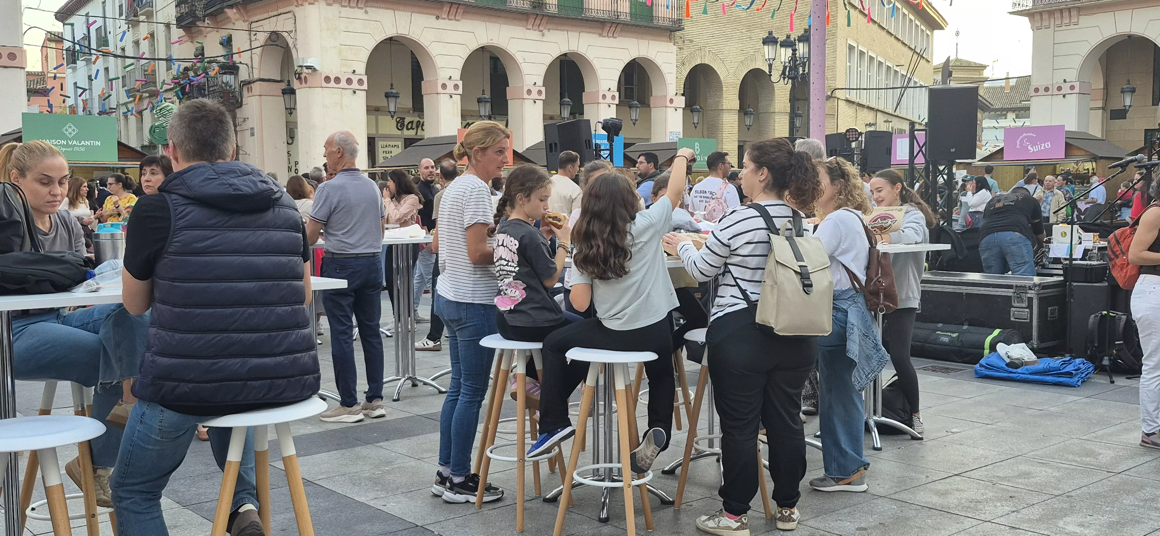 Inauguración de la feria Huesca es dulce. Foto Myriam Martínez