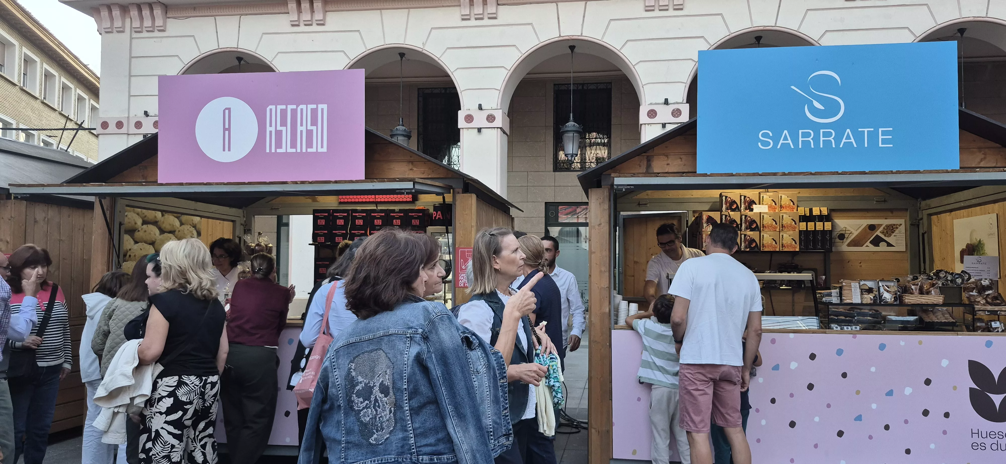 Inauguración de la feria Huesca es dulce. Foto Myriam Martínez