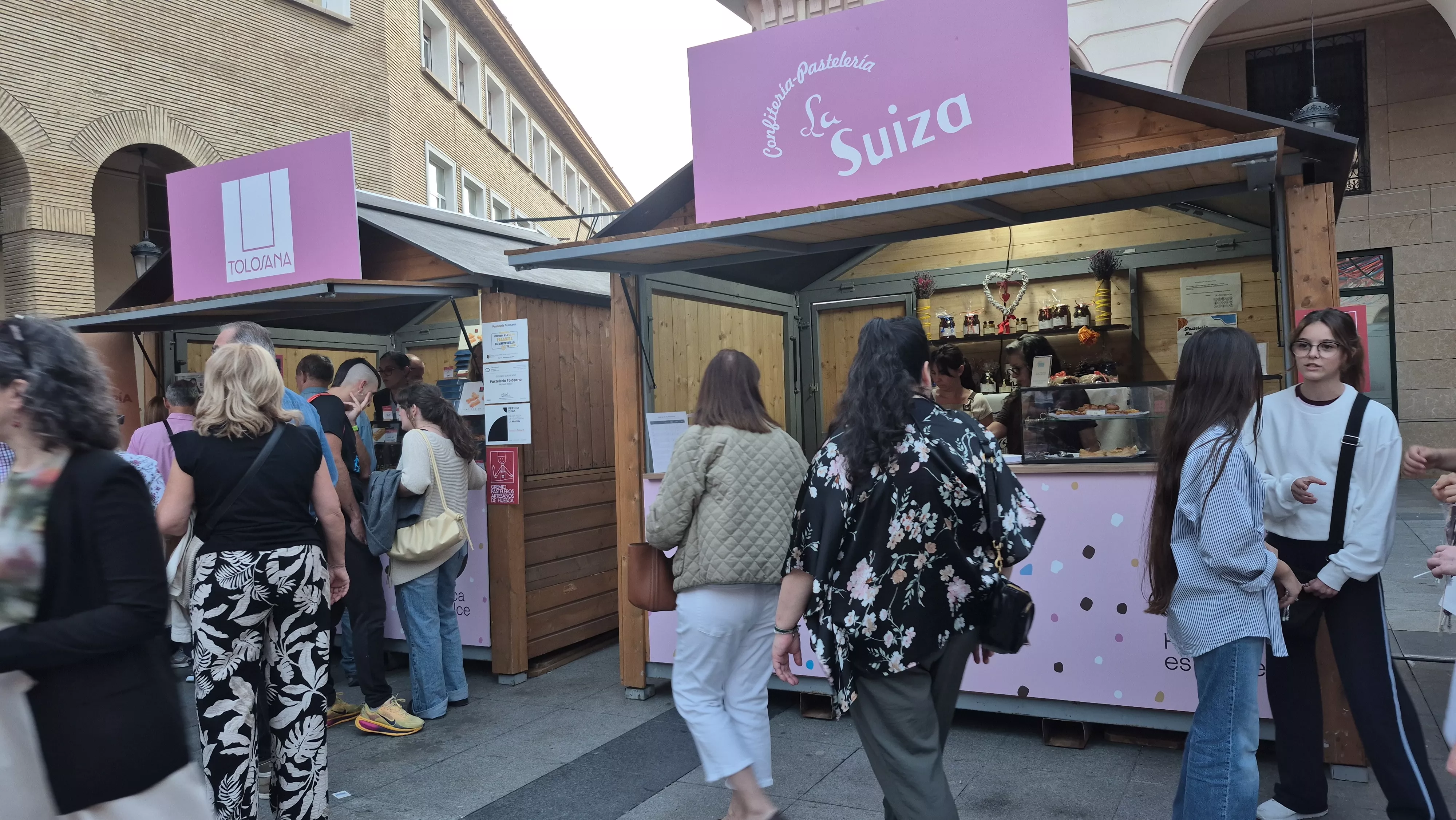 Inauguración de la feria Huesca es dulce. Foto Myriam Martínez
