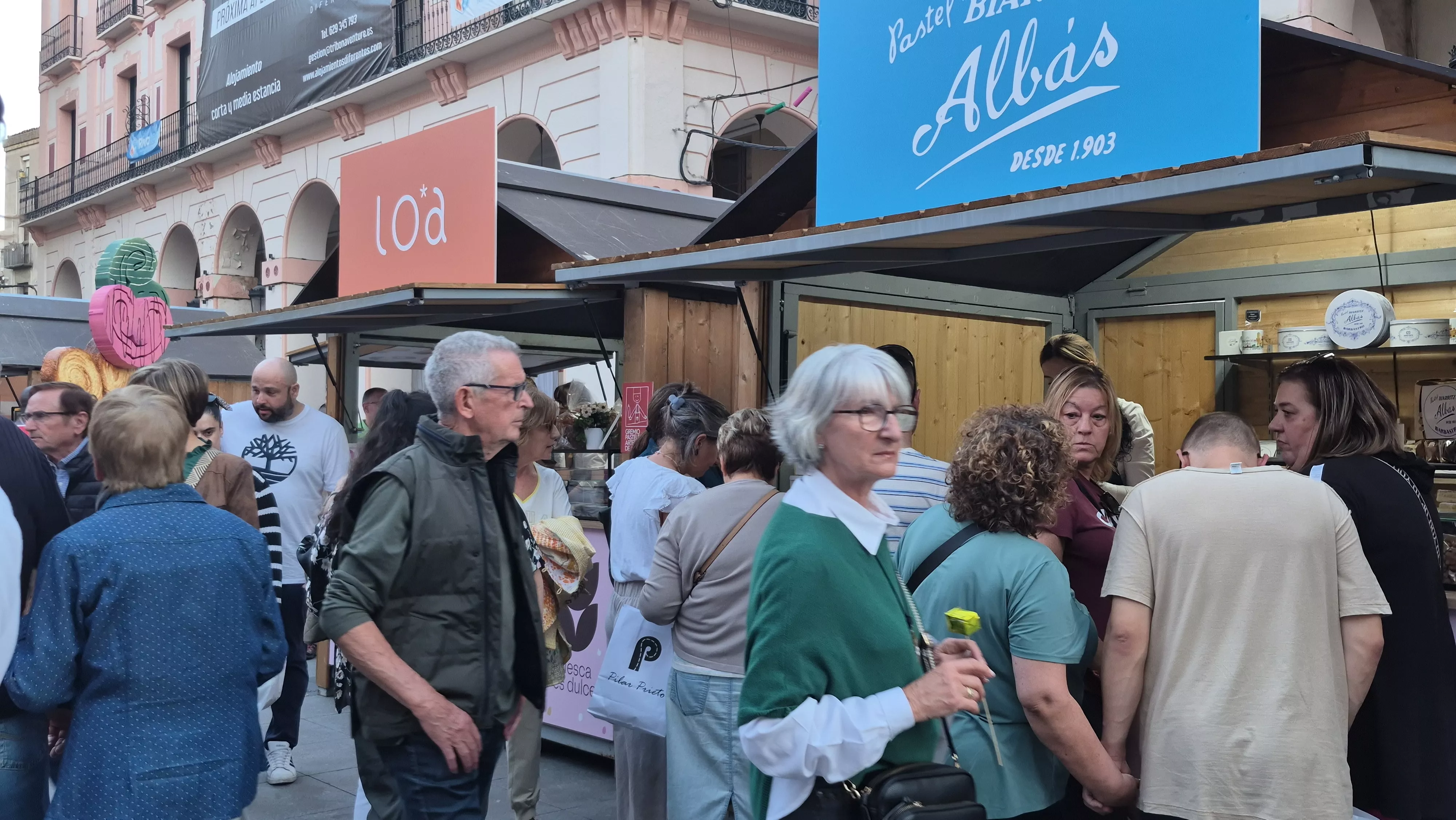 Inauguración de la feria Huesca es dulce. Foto Myriam Martínez