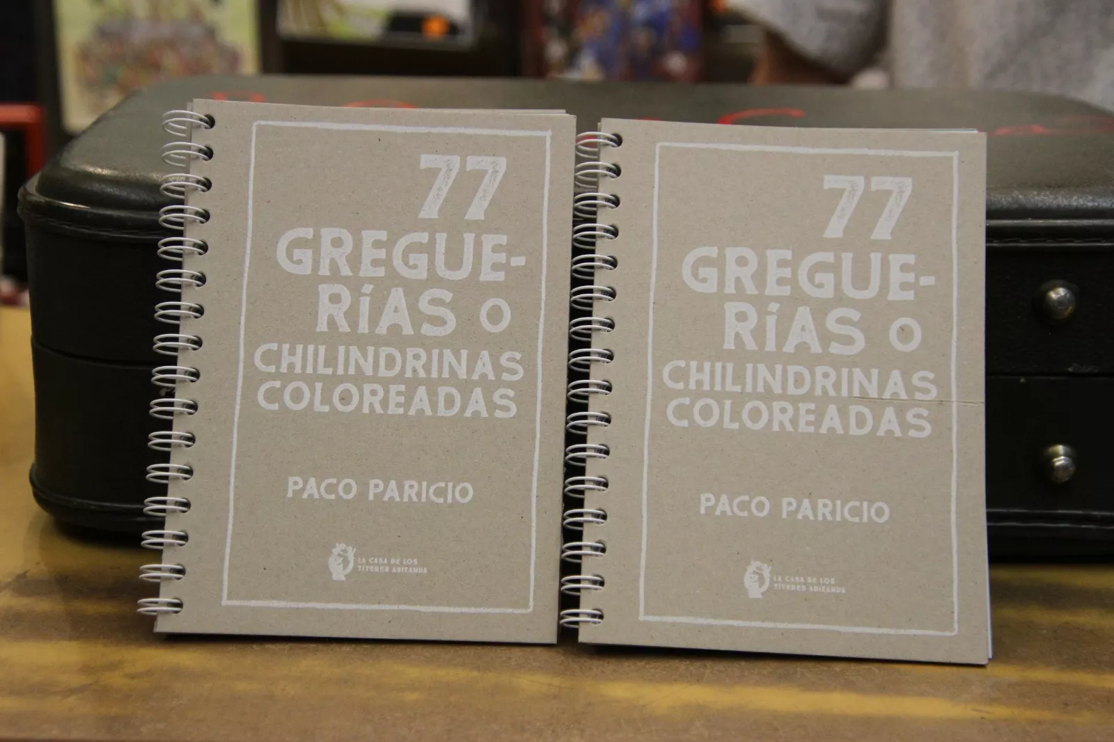 Presentación del libro 77 Gregerías o chilindrinas coloreadas de Paco Paricio. Foto Carlos Neofato