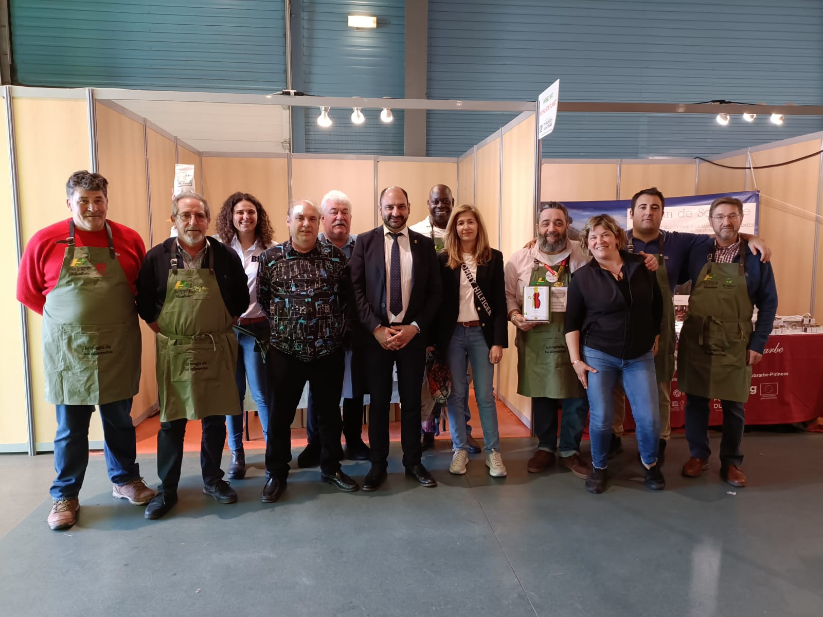 Expositores de Ferma que participan en el Salón de Tarbes 2023, junto a Torres y Pallás.