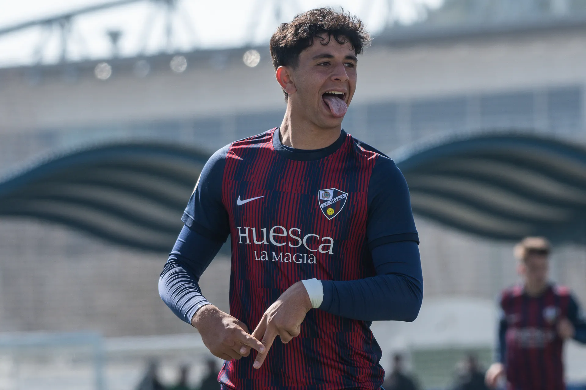 Ayman toma el testigo de Manu Rico, el último juvenil en debutar con el Huesca