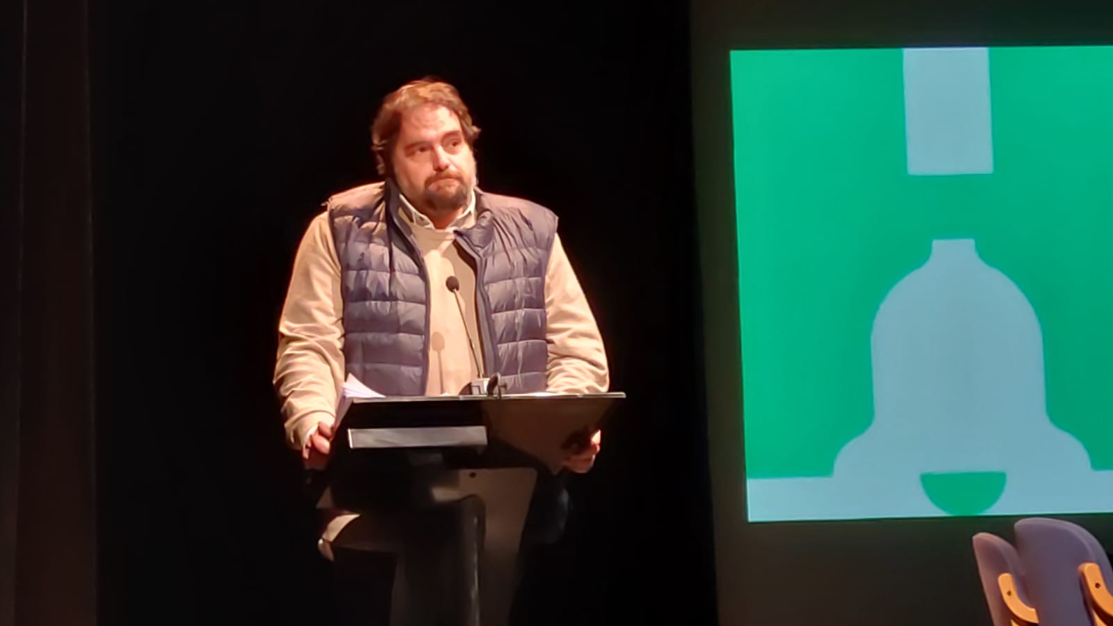 Miguel Estaún, del Colegio de Ingenieros