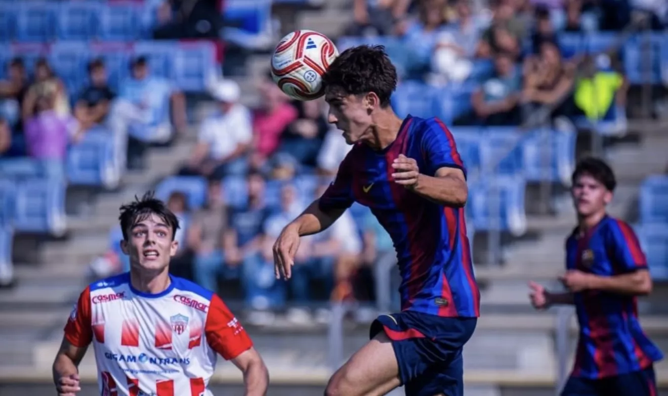 Imagen del partido entre el Barça y el Monzón. Foto: FCBMasía