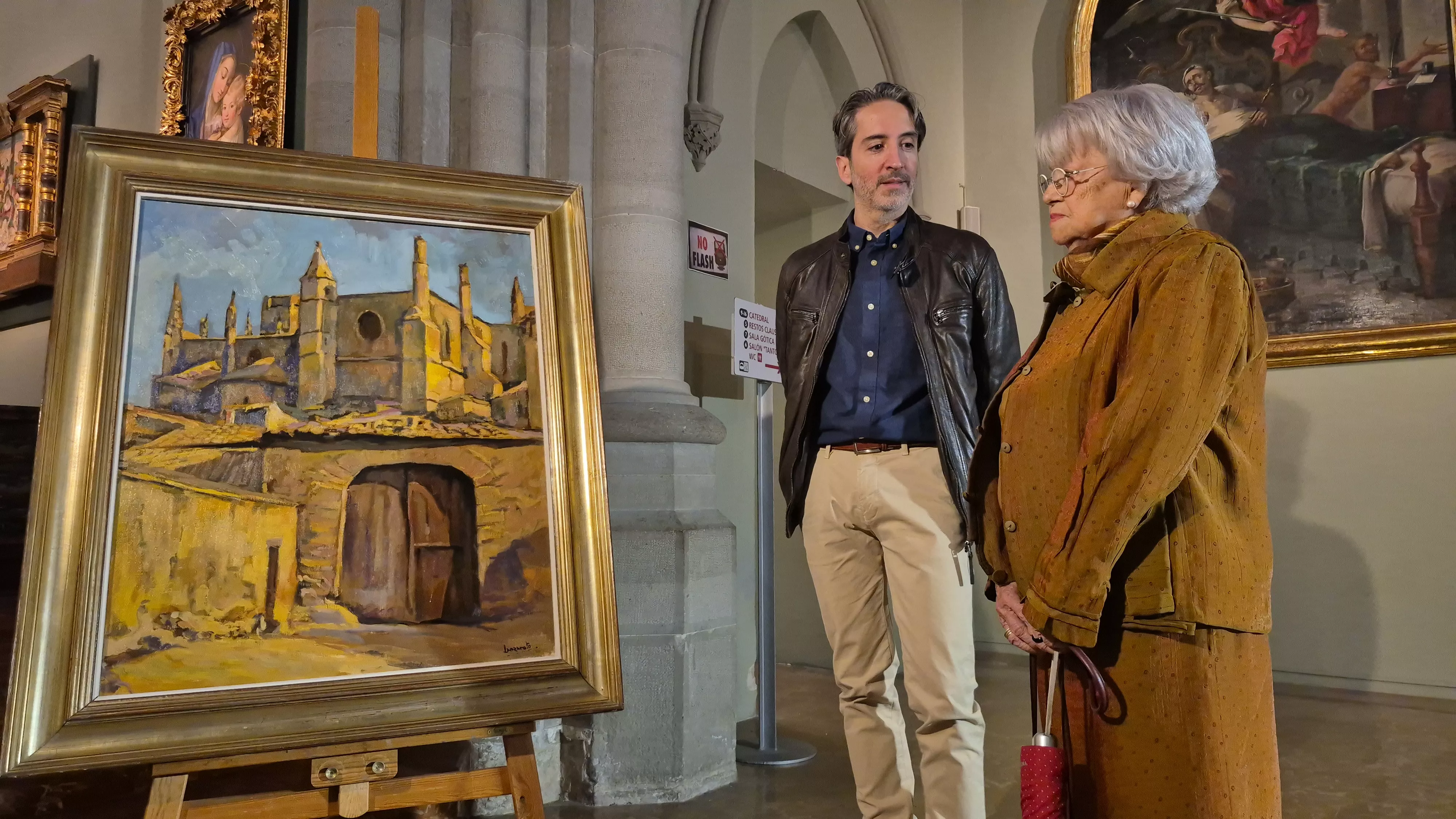 José María Lanzarote Guiral y su madre, Lourdes Guiral. Foto Myriam Martínez