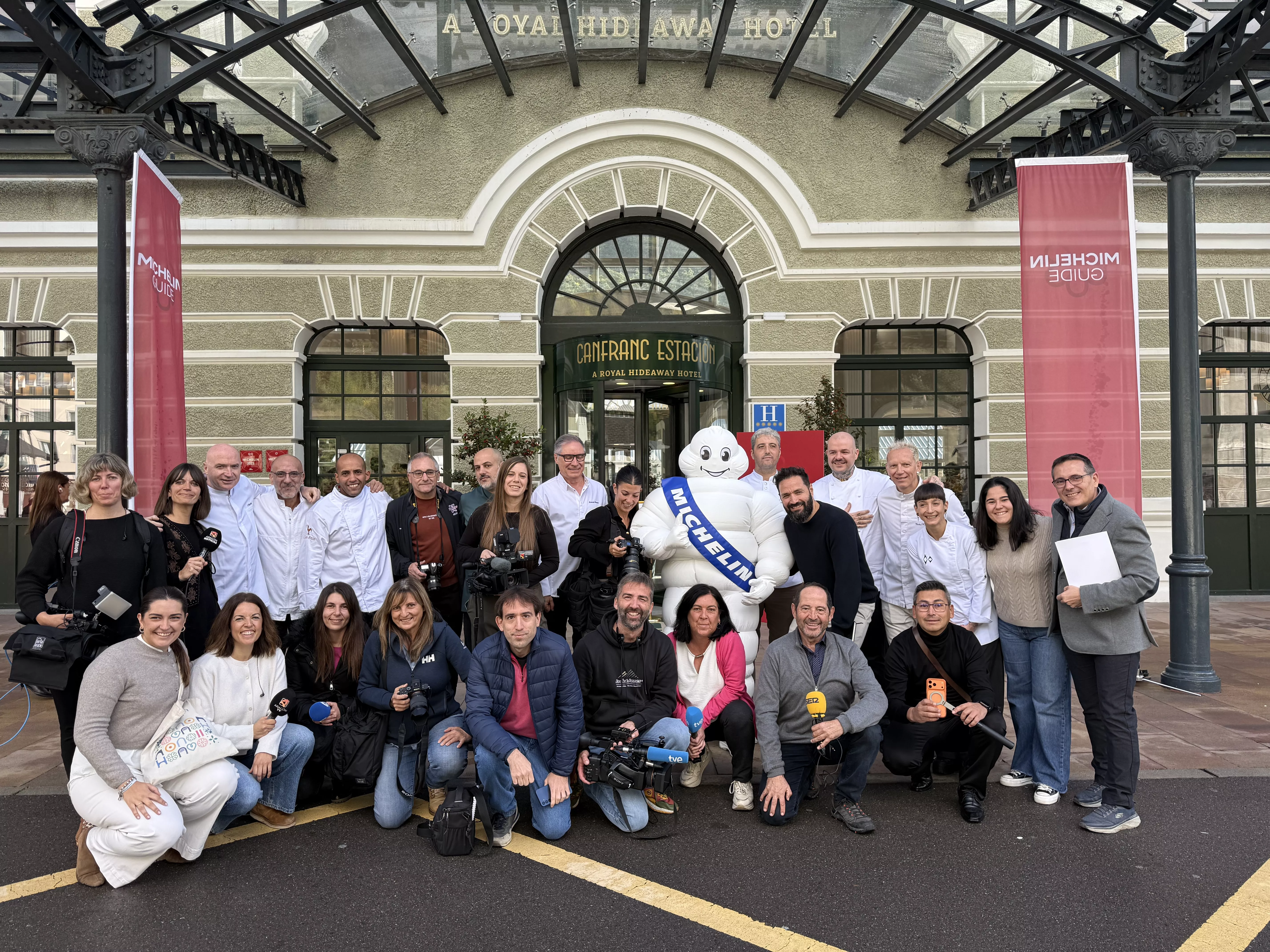 Presentación de la Gala Michelín en Canfranc.