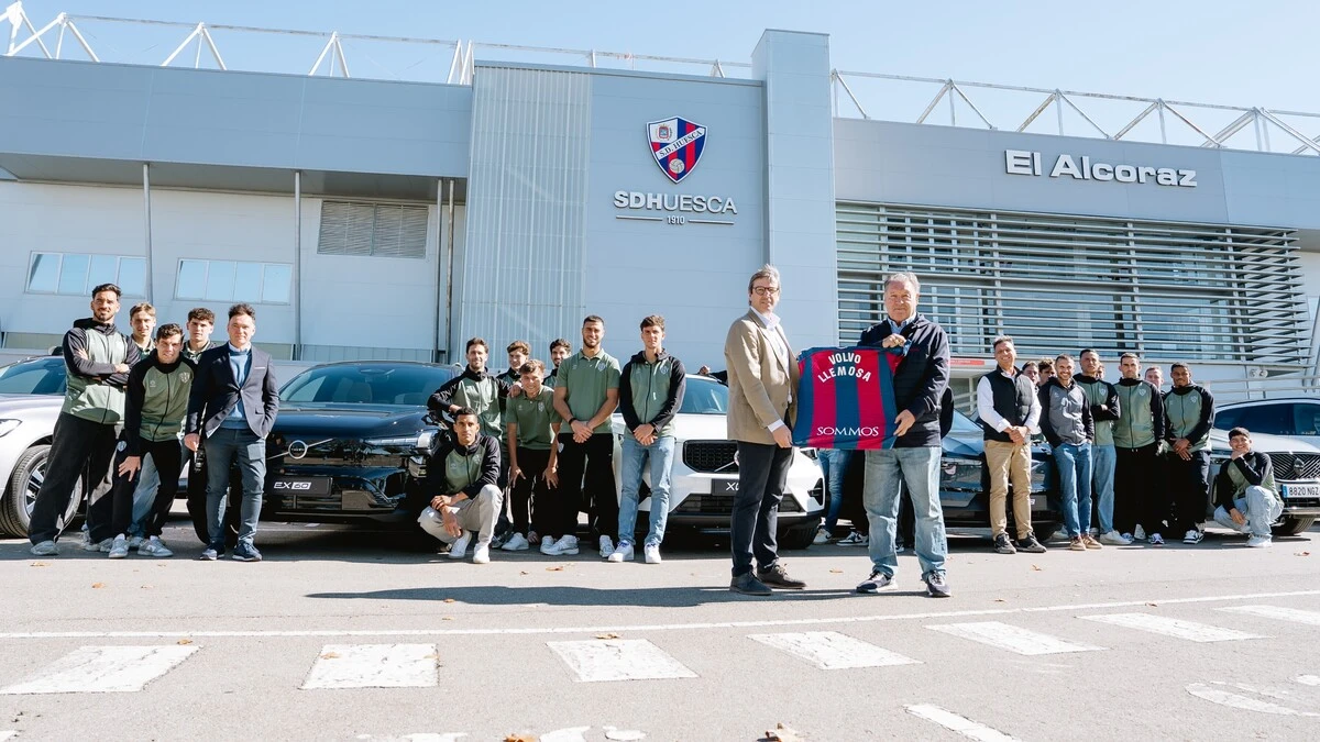 La SD Huesca y Volvo Llemosa ruedan juntos un año más