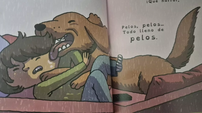 Suri y su perro. Suri y su perro.