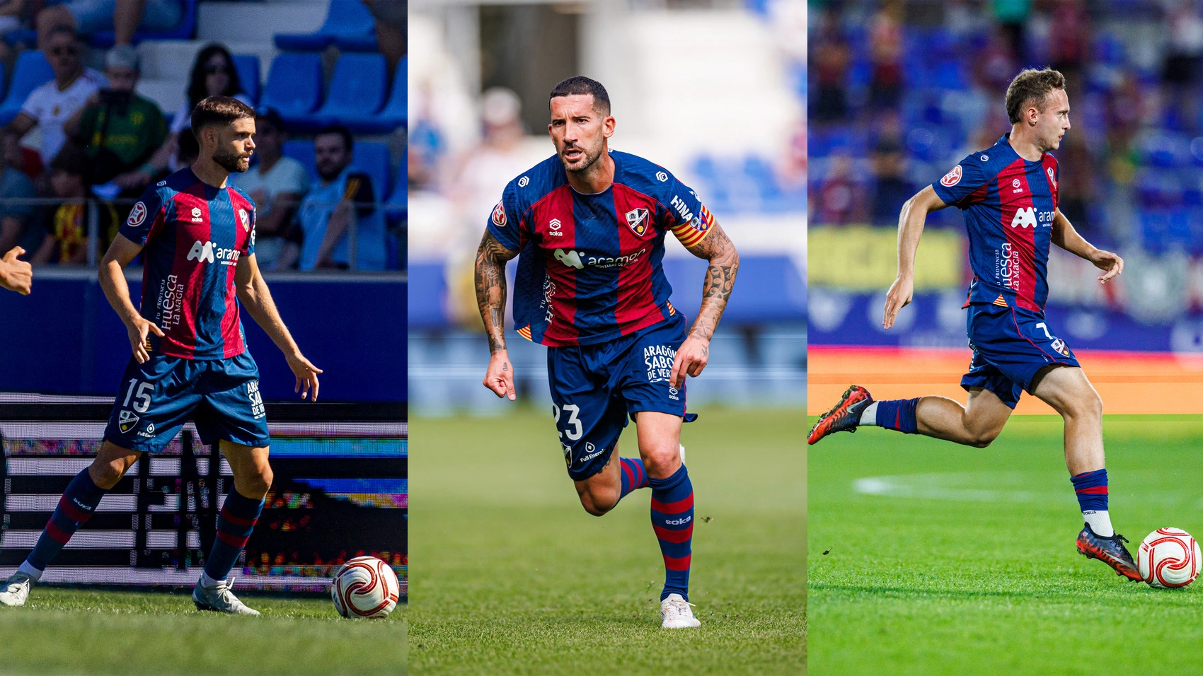 El "combo" de lesionados del Huesca. Foto: SD Huesca