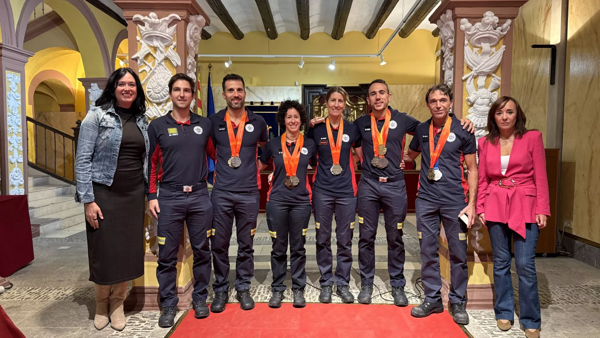 Recepción bomberos 