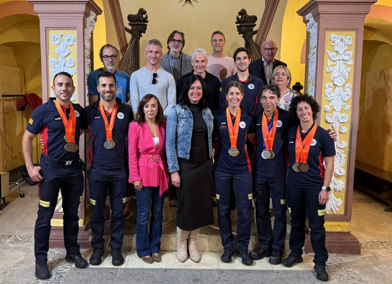 Recepción bomberos 