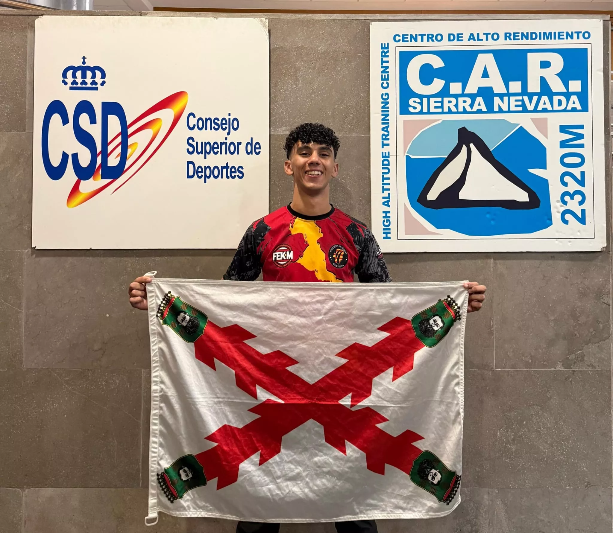 Mohamed Amine El Hamdami en el CAR de Sierra Nevada.