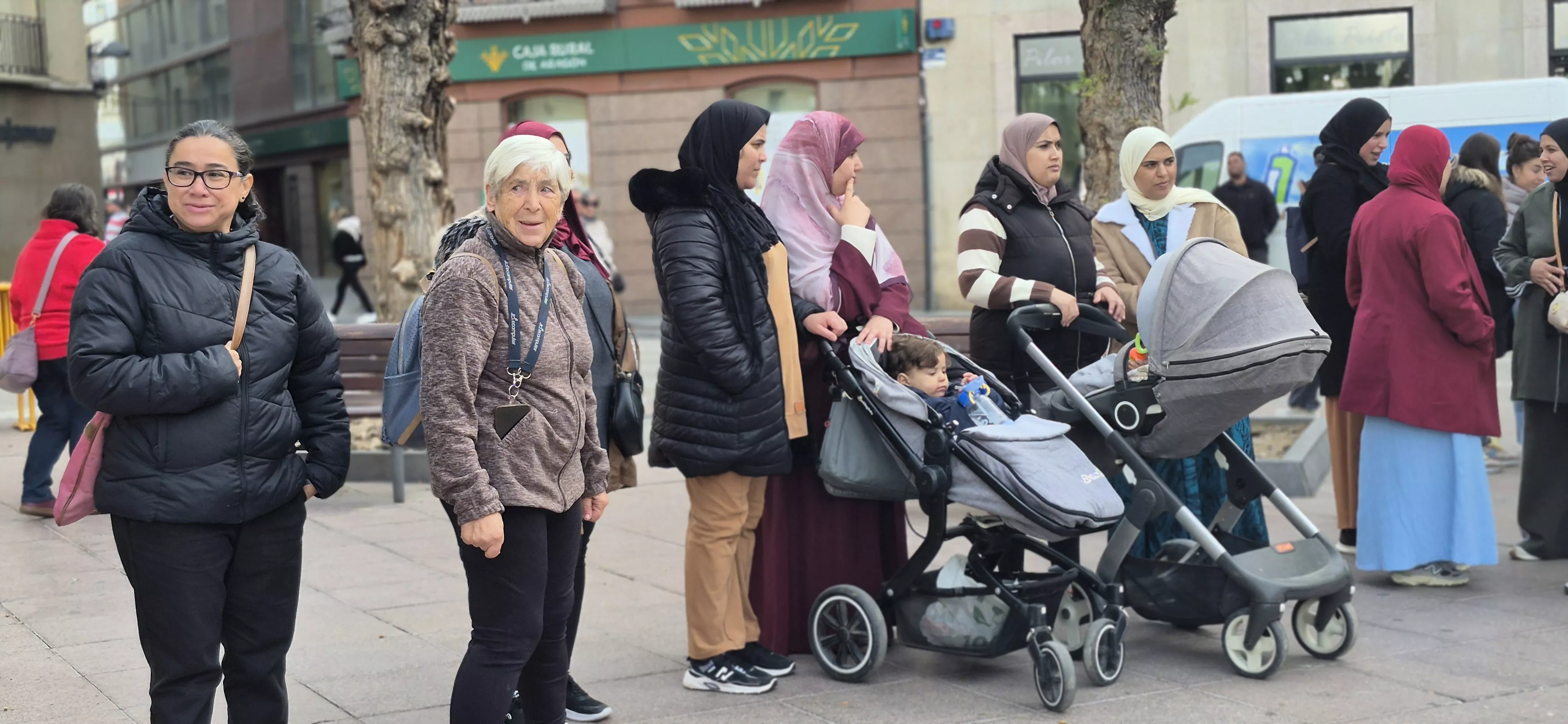 Acto de Cáritas Huesca con motivo del Día de las Personas sin Hogar. Foto Myriam Martínez