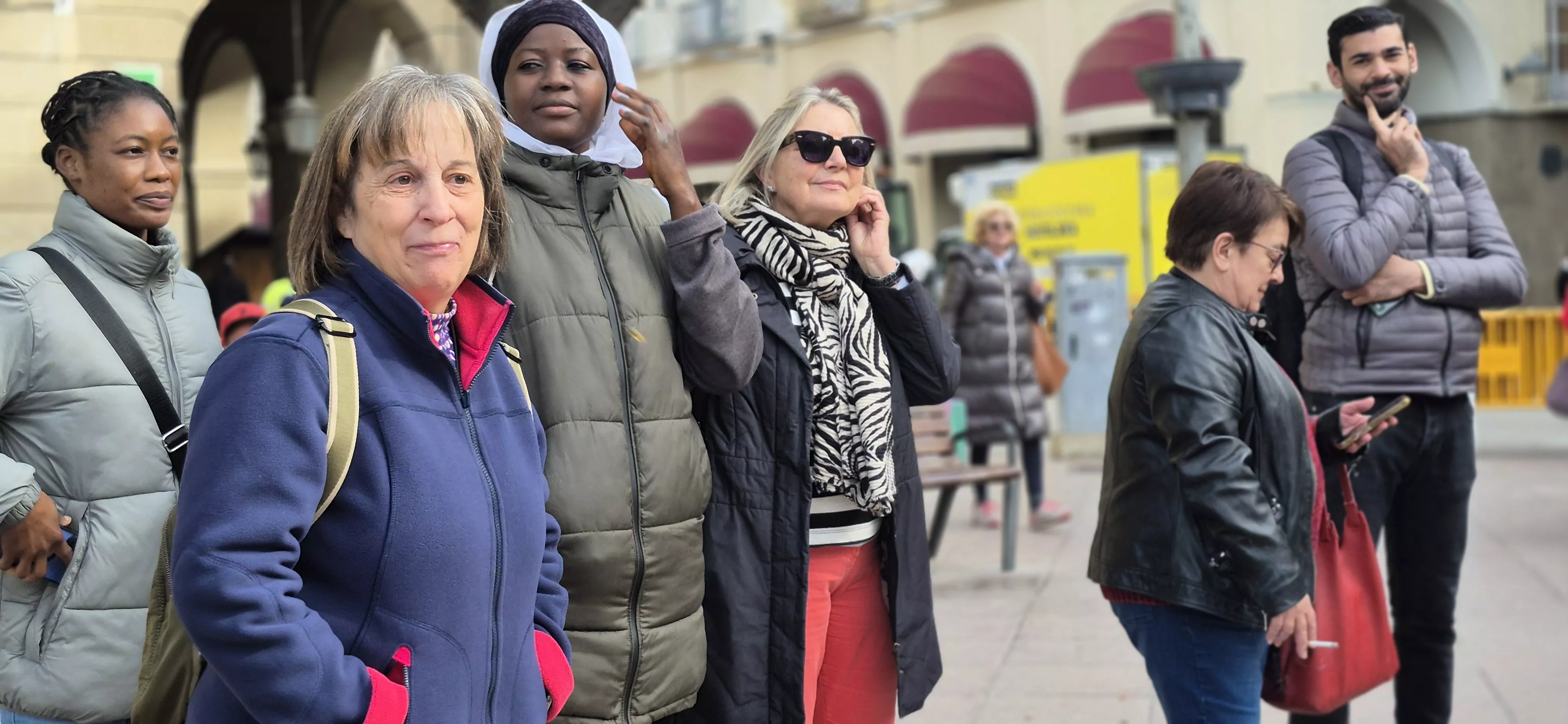 Acto de Cáritas Huesca con motivo del Día de las Personas sin Hogar. Foto Myriam Martínez